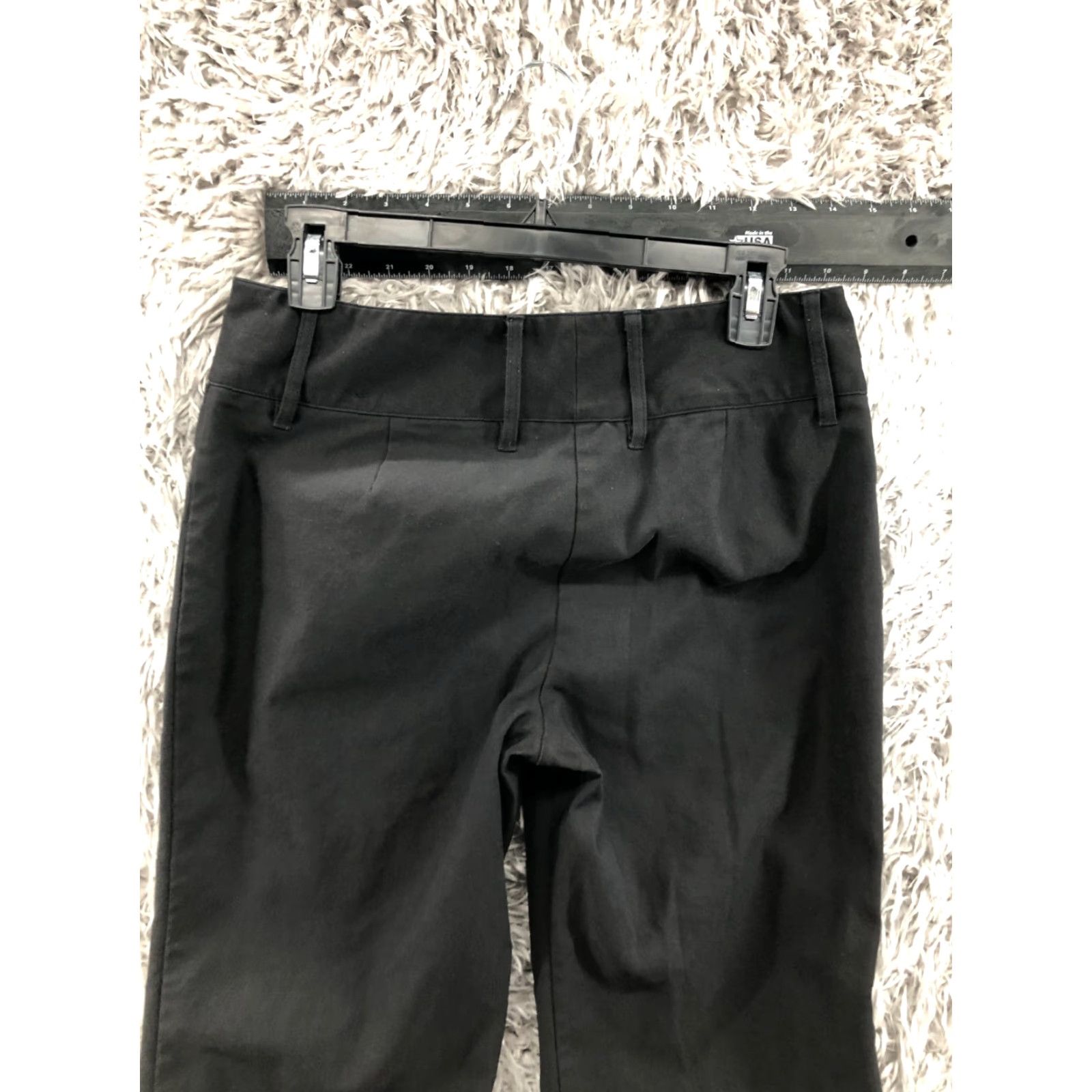 Express Express Wide-Leg Pants Womens Black Size 10 Stretch Pockets Dress Pants Retro Modern Colorful 90s Mens Womens Size 32" / US 10 / IT 46 - 6 Thumbnail