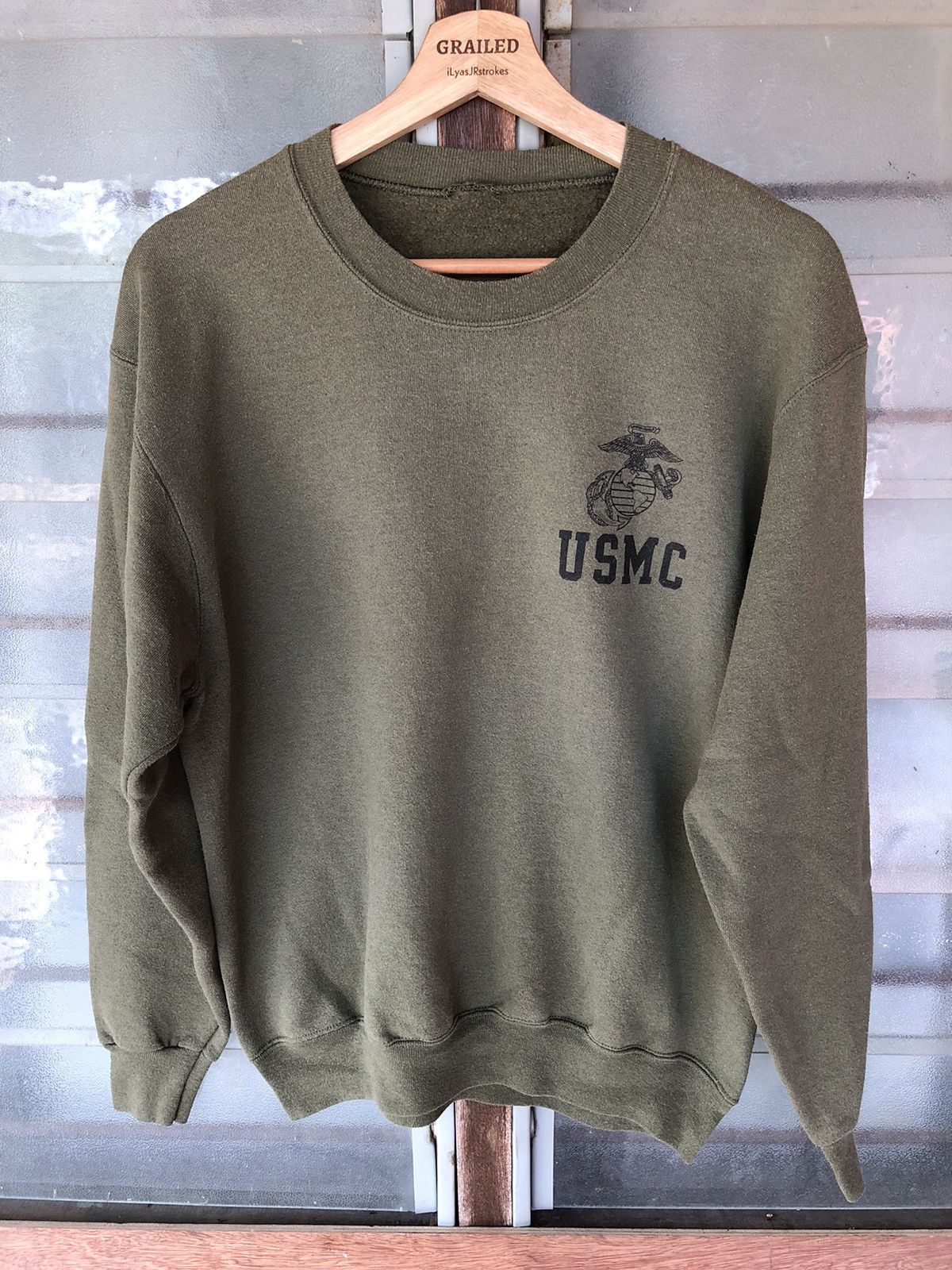 Buzz Rickson's × Vintage Vintage USMC Sweatshirt Rare Size US M / EU 48-50 / 2 - 2 Thumbnail