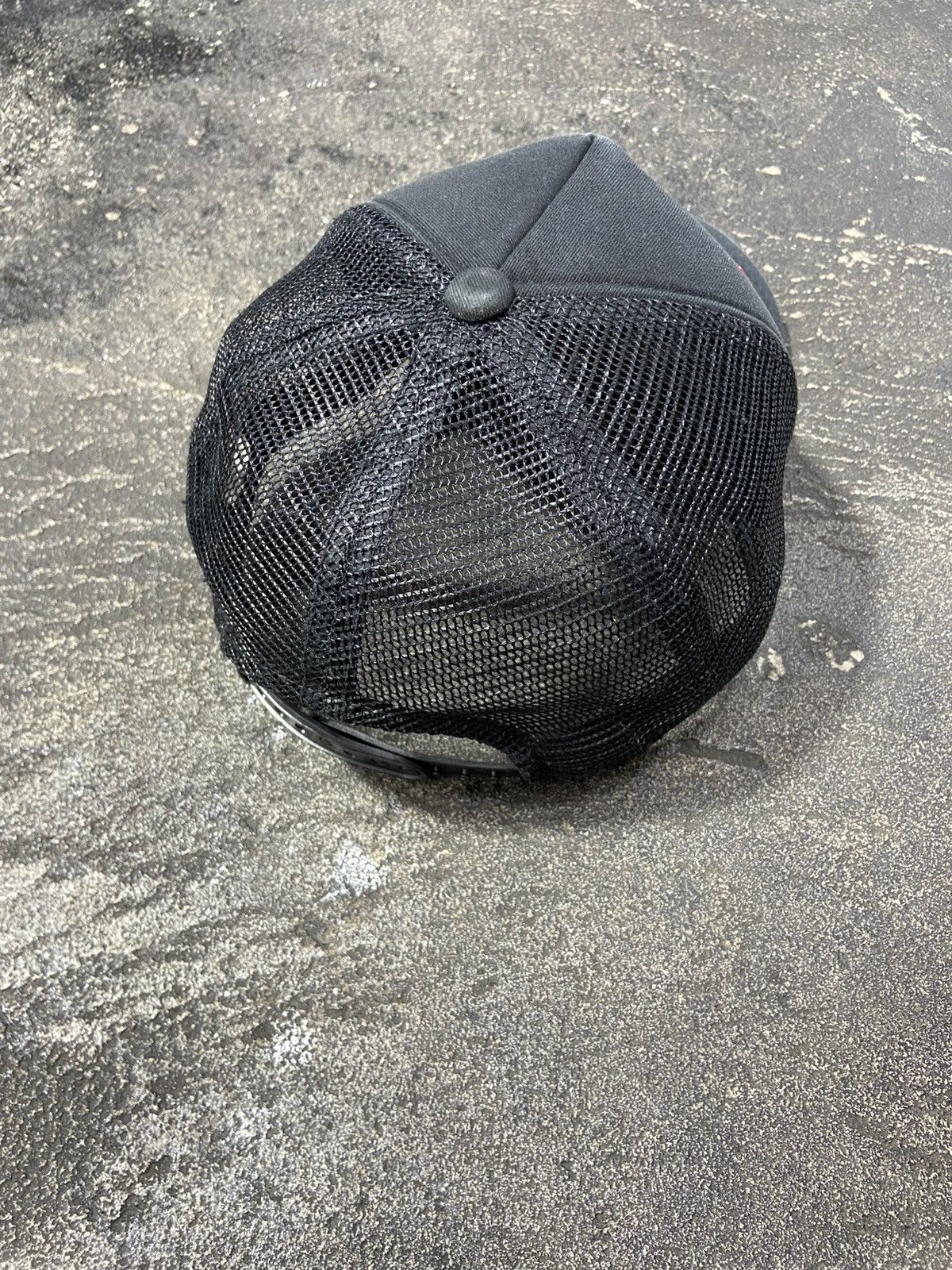 Yohji Yamamoto Yohji Yamamoto Trucker Cap Sun faded Black Size ONE SIZE - 5 Thumbnail