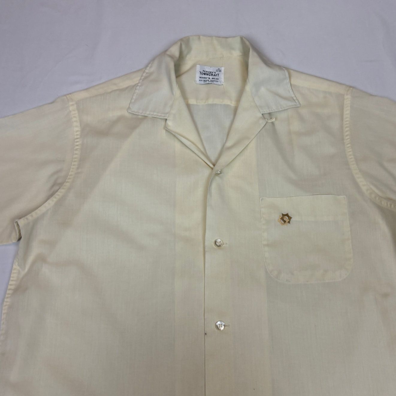 JCPenney × Vintage Vintage 50s Penney's Towncraft Loop Collar Button Up Men's M Size US M / EU 48-50 / 2 - 2 Thumbnail