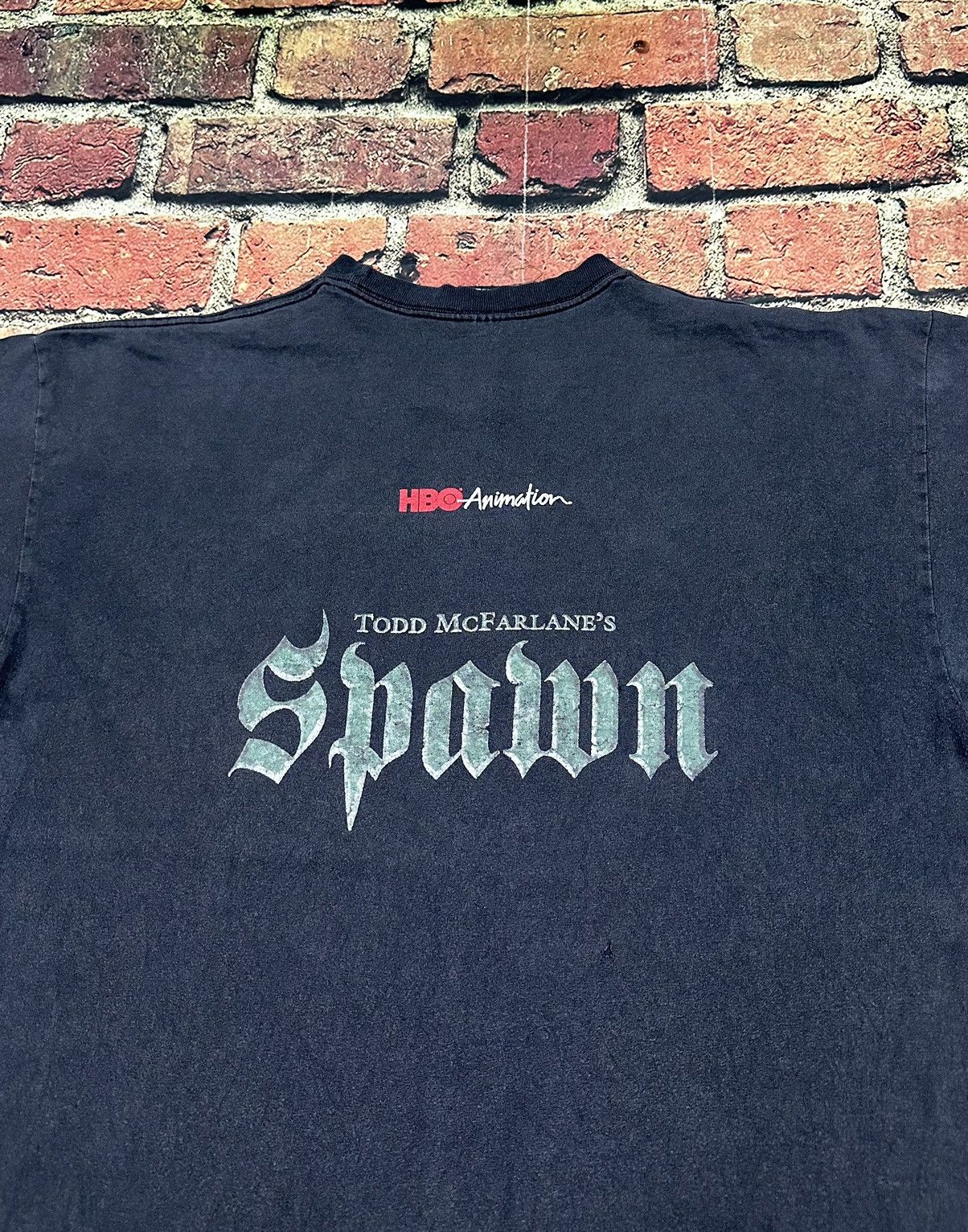Giant Vintage 90s SPAWN Todd McFarlane HBO Animated Show Comic Tee Size US XL / EU 56 / 4 - 5 Thumbnail