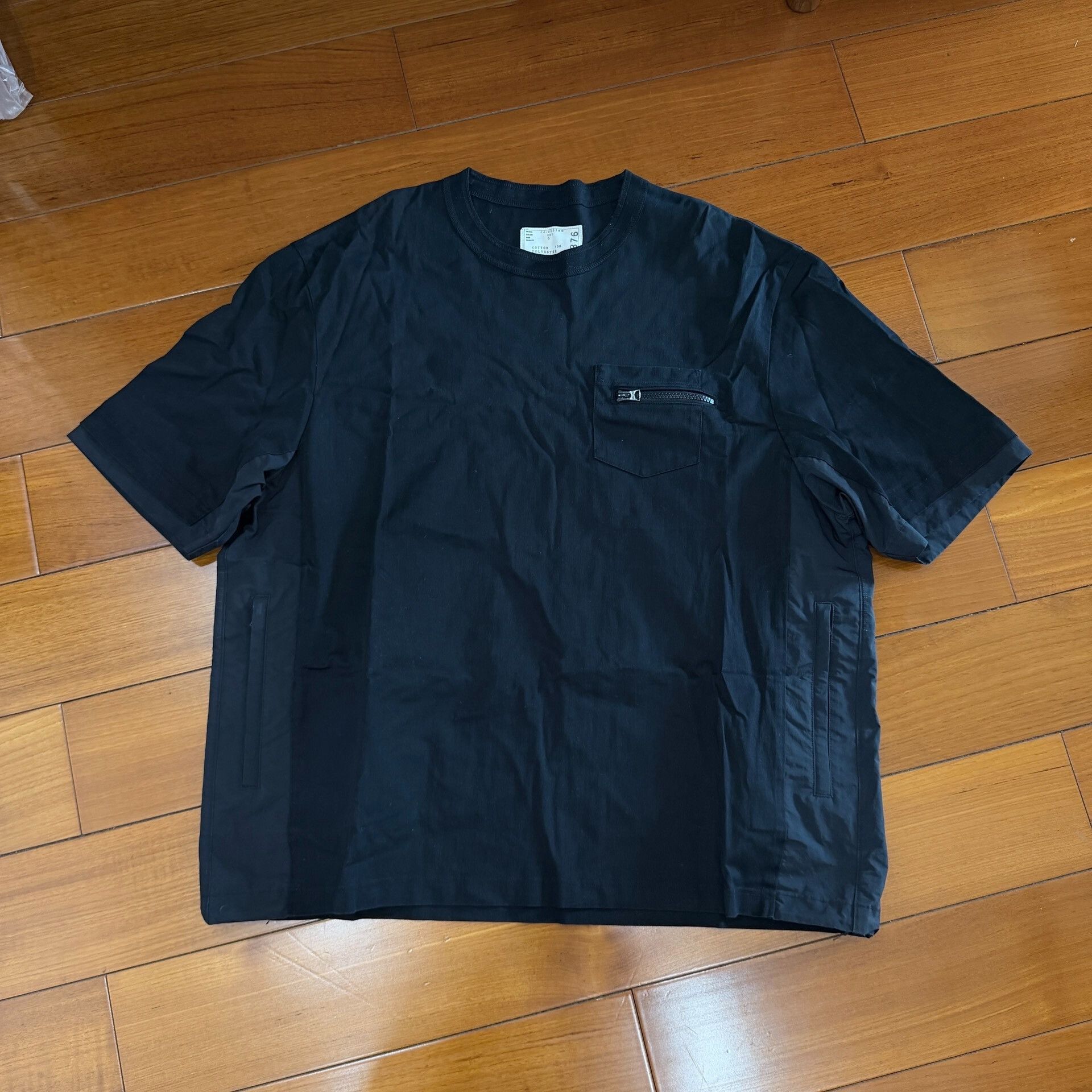 Sacai Sacai Deconstructed Pocket Short Sleeve Size US L / EU 52-54 / 3 - 1 Thumbnail