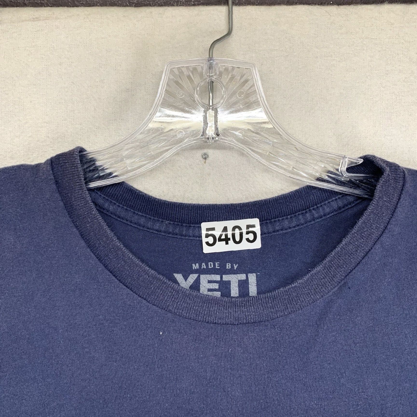 Yeti Yeti Graphic Print Short Sleeve T-Shirt Large Faded Blue Outdoor Mens Size US L / EU 52-54 / 3 - 5 Thumbnail