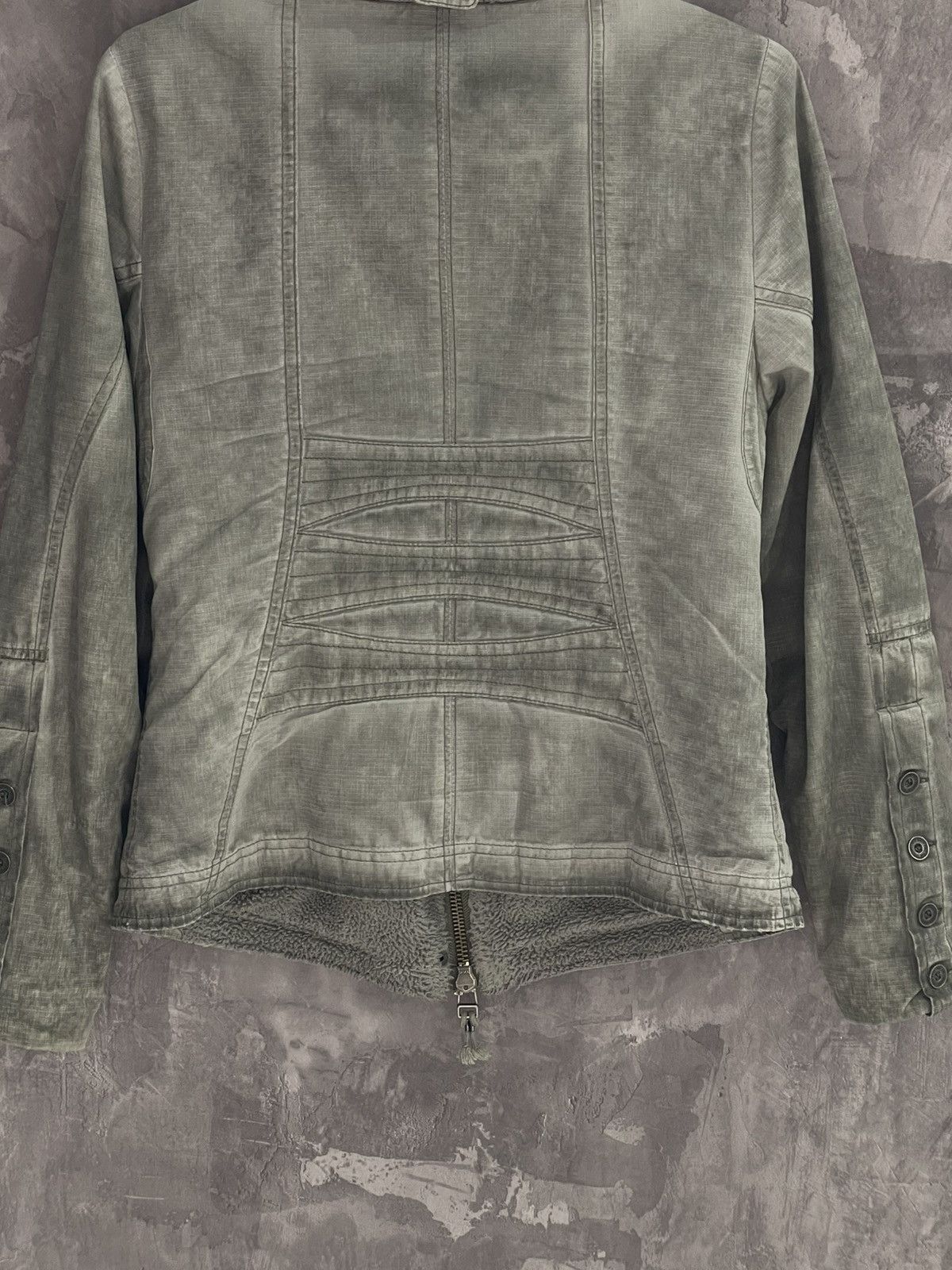 If Six Was Nine × Japanese Brand × Le Grande Bleu (L.G.B.) Vintage Diesel Style Y2K Factory Faded Grunge Jacket Size M / US 6-8 / IT 42-44 - 11 Thumbnail