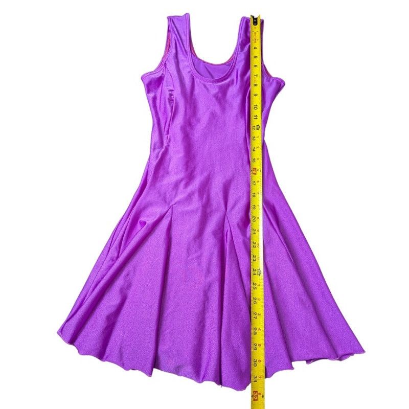 Vintage Vintage Baltogs Purple Fit-And-Flare Dancewear Dress Size M / US 6-8 / IT 42-44 - 6 Thumbnail