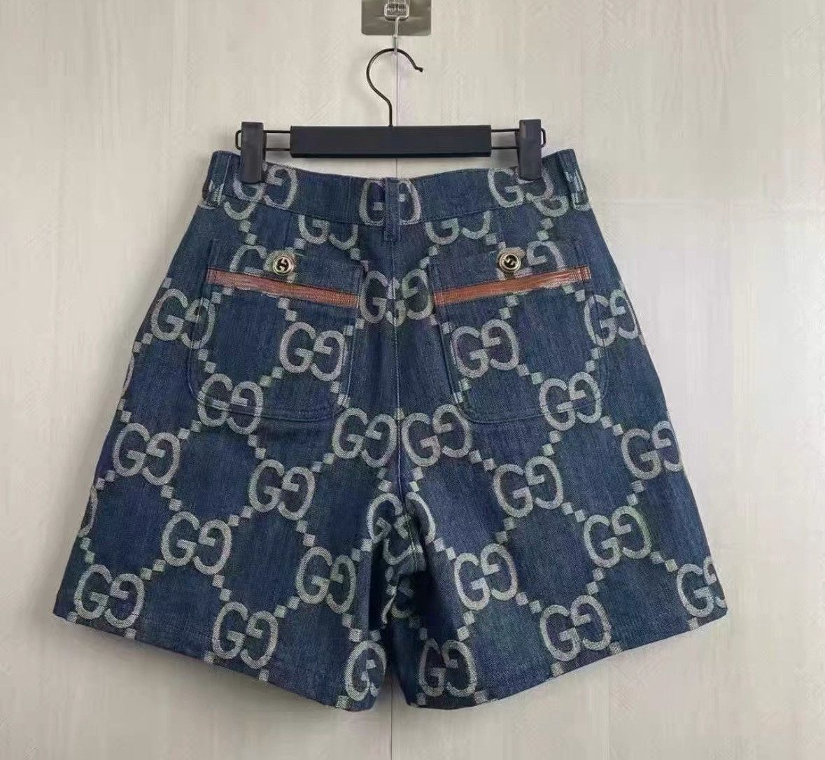 Gucci Gucci Denim denim full-print shorts 2506-Nextarrow Size 30" / US 8 / IT 44 - 3 Thumbnail