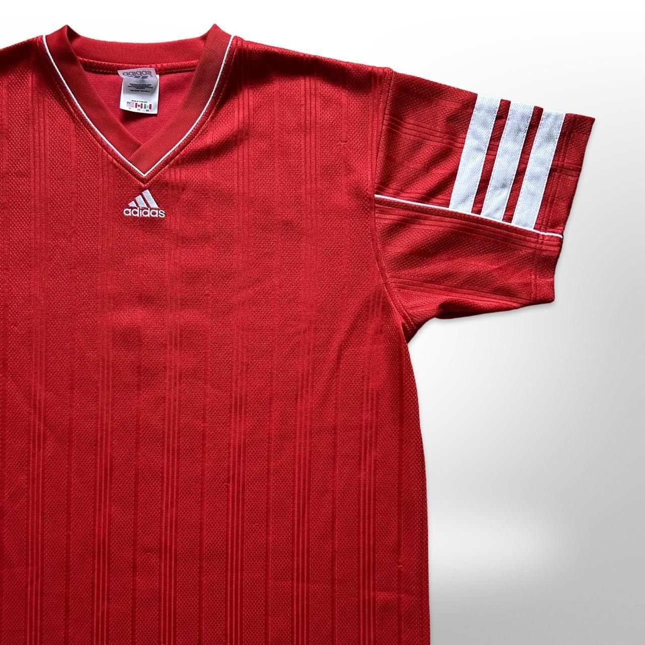 Adidas × Vintage Adidas Vintage Red Soccer Jersey Number 5 Size US XL / EU 56 / 4 - 3 Thumbnail