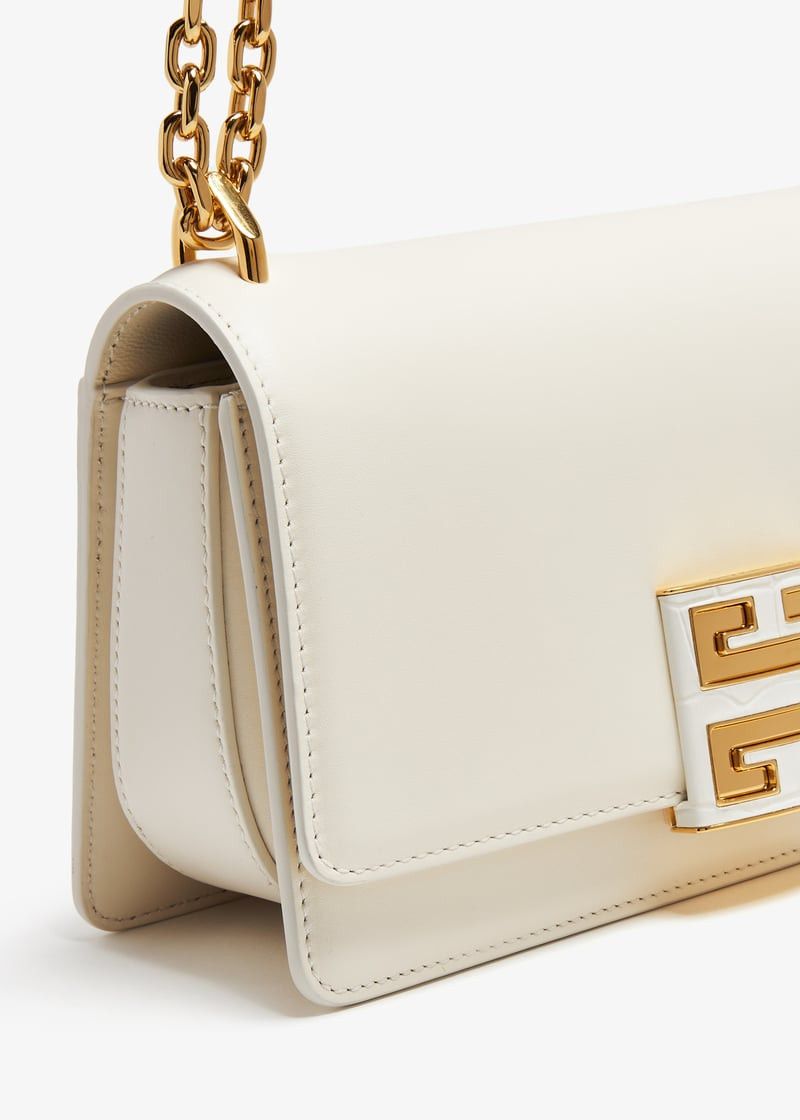 Givenchy o1w1db10525 Size: OS/4G Small Sliding Chain Bag in White Size ONE SIZE - 3 Thumbnail