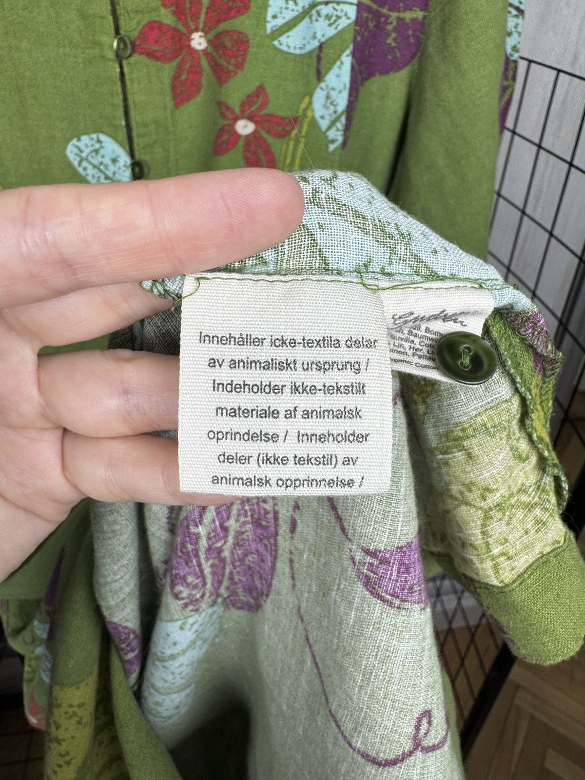 Gudrun Sjoden Gudrun Sjödén Flower cotton linen ling sleeve sleeve dress M Size M / US 6-8 / IT 42-44 - 11 Thumbnail
