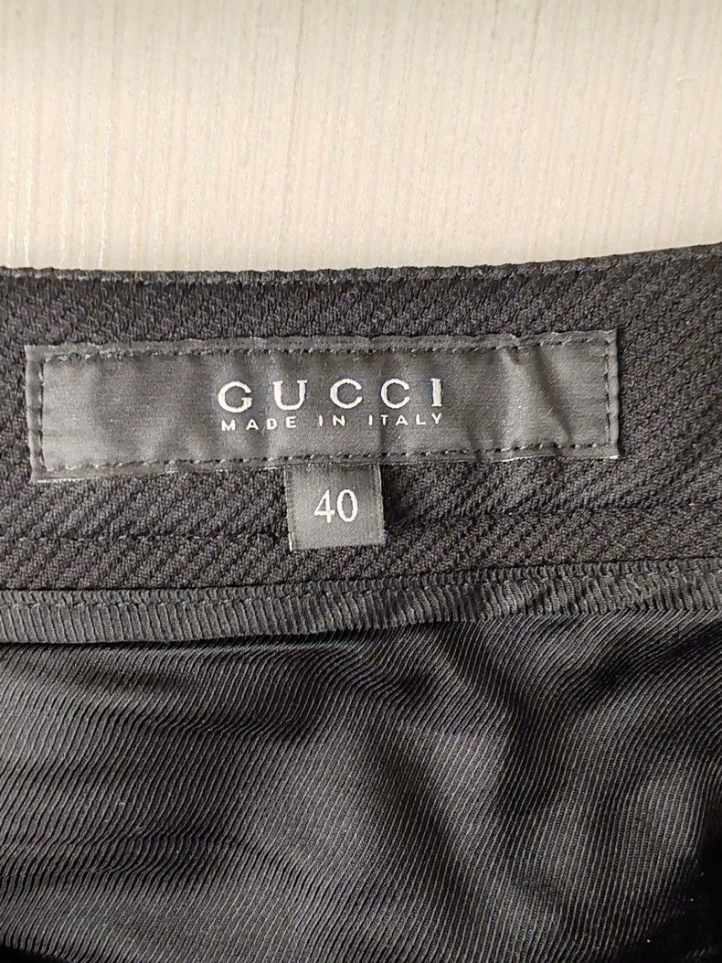 Gucci GucciLeather straight casual pants 2503-Nextarrow Size 26" / US 2 / IT 38 - 3 Thumbnail