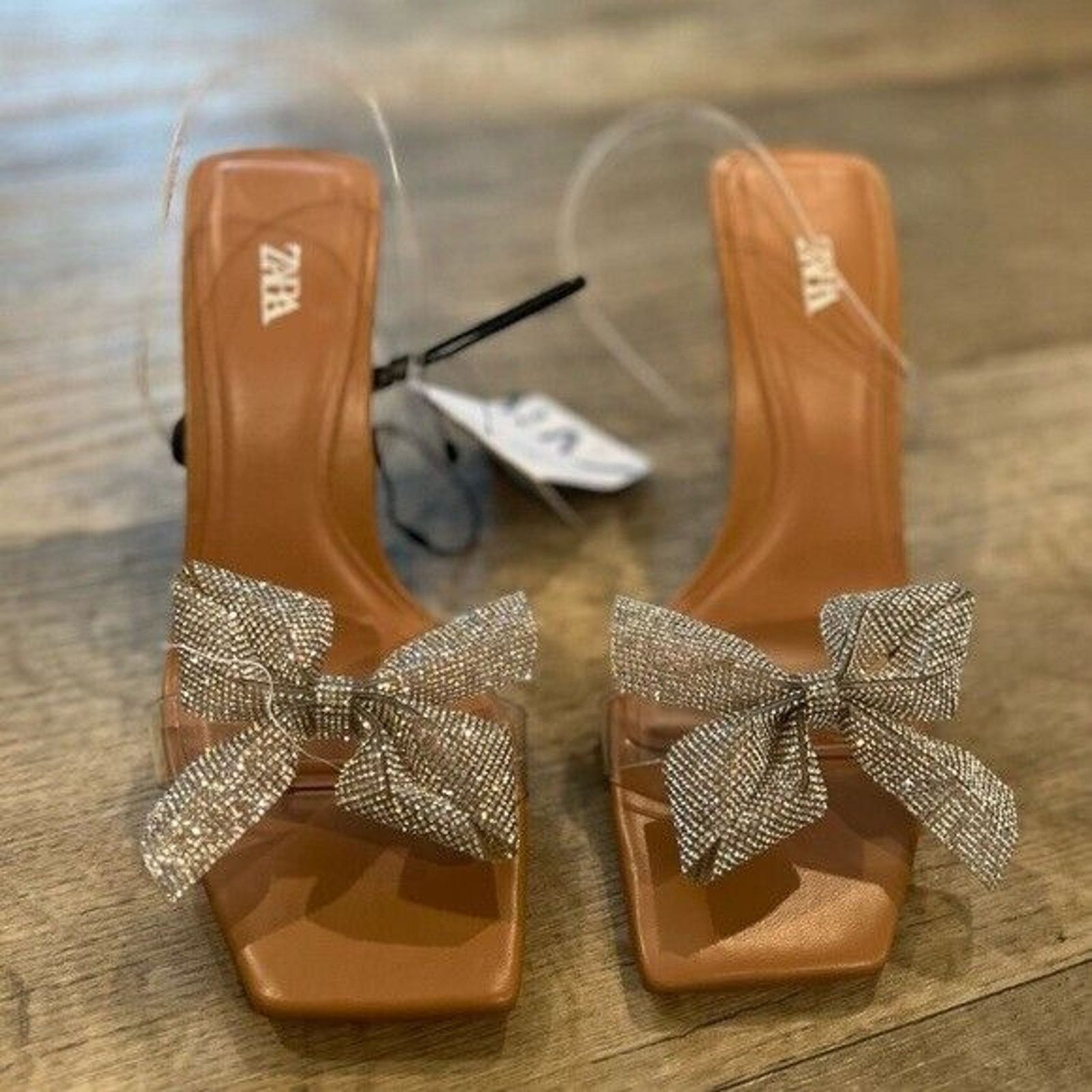Zara ZARA BLOGGER FAVE!!! Embellished Heels NWT (US 8) Size US 10 / IT 40 - 11 Thumbnail