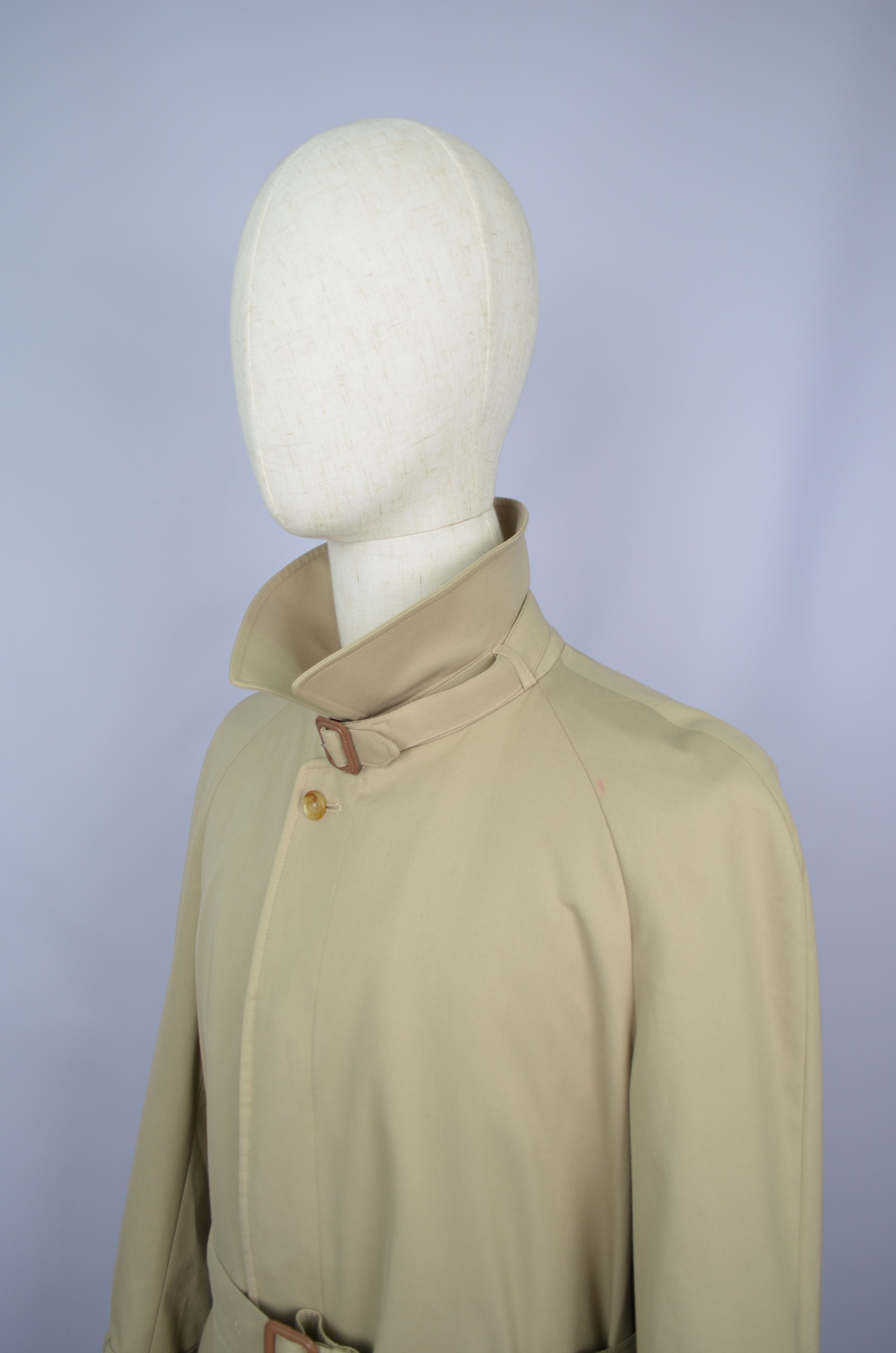 Aquascutum × Vintage Aquascutum London Trench Coat Aqua 5 Vintage Sz 38 S/M Size US M / EU 48-50 / 2 - 10 Thumbnail