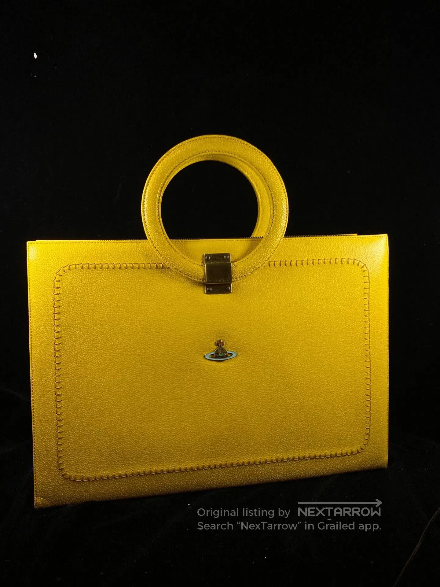 Vivienne Westwood Vivienne Westwood Ring Handheld Briefcase. Size ONE SIZE - 1 Thumbnail