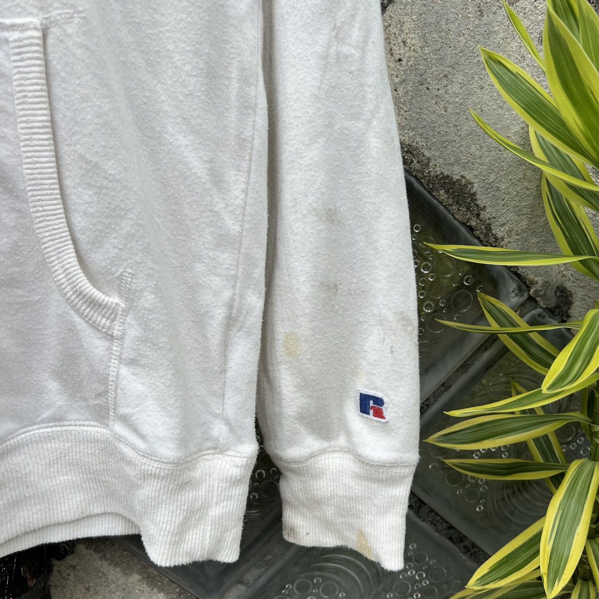 Russell Athletic “VINTAGE” TRASHED RUSSEL GRAPHIC TEE HOODIE Size US L / EU 52-54 / 3 - 5 Thumbnail