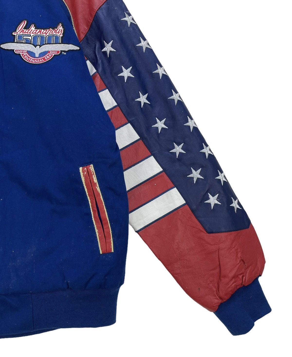 Other 🔥Limited Edition Genuine Leather Indianapolis America Flag Size US M / EU 48-50 / 2 - 5 Thumbnail