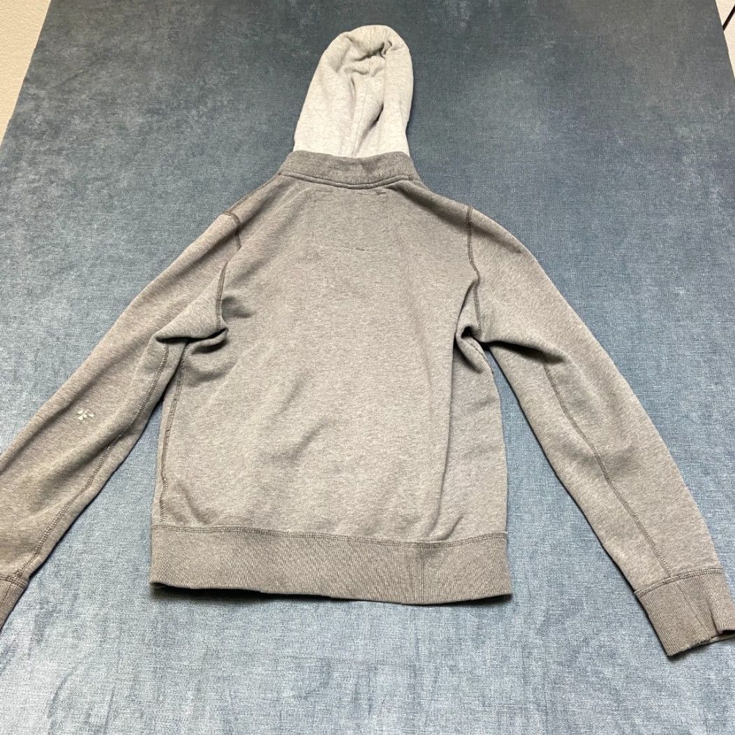 Abercrombie & Fitch Abercrombie & Fitch Muscle Bomber Jacket Mens M Gray Hooded Snap Size US M / EU 48-50 / 2 - 7 Thumbnail