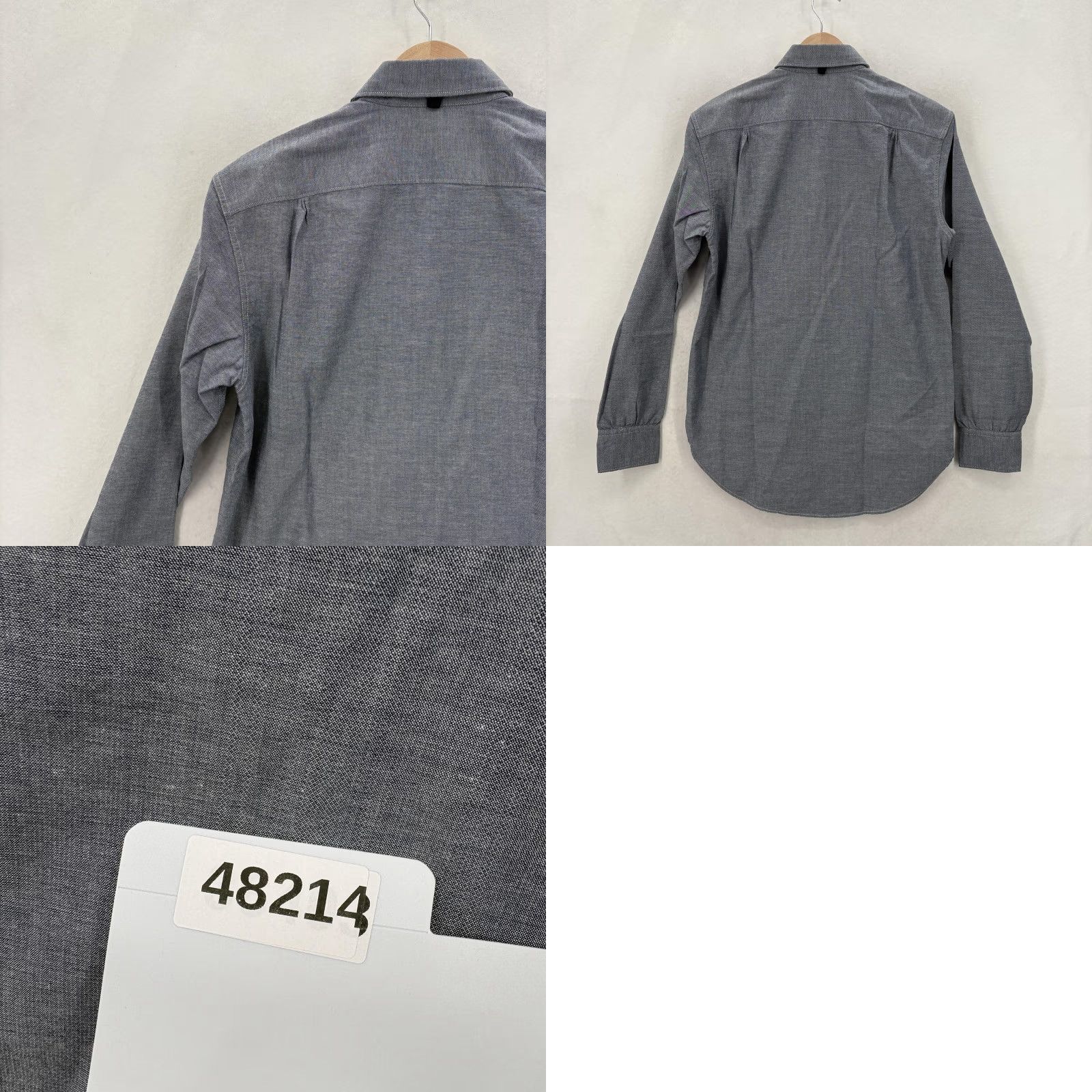 Rag & Bone VINTAGE only if applicable — Rag & Bone Shirt Mens XS Blue Chambray Classic Fit Long Sleeve Button Casual Size US XS / EU 42 / 0 - 9 Thumbnail
