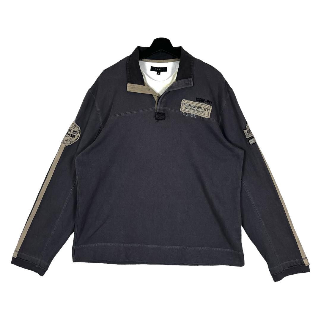NEXT × Vintage Vintage Next Polo MilitaryStyle Issue Division003 Sweatshirt Size US L / EU 52-54 / 3 - 1 Thumbnail