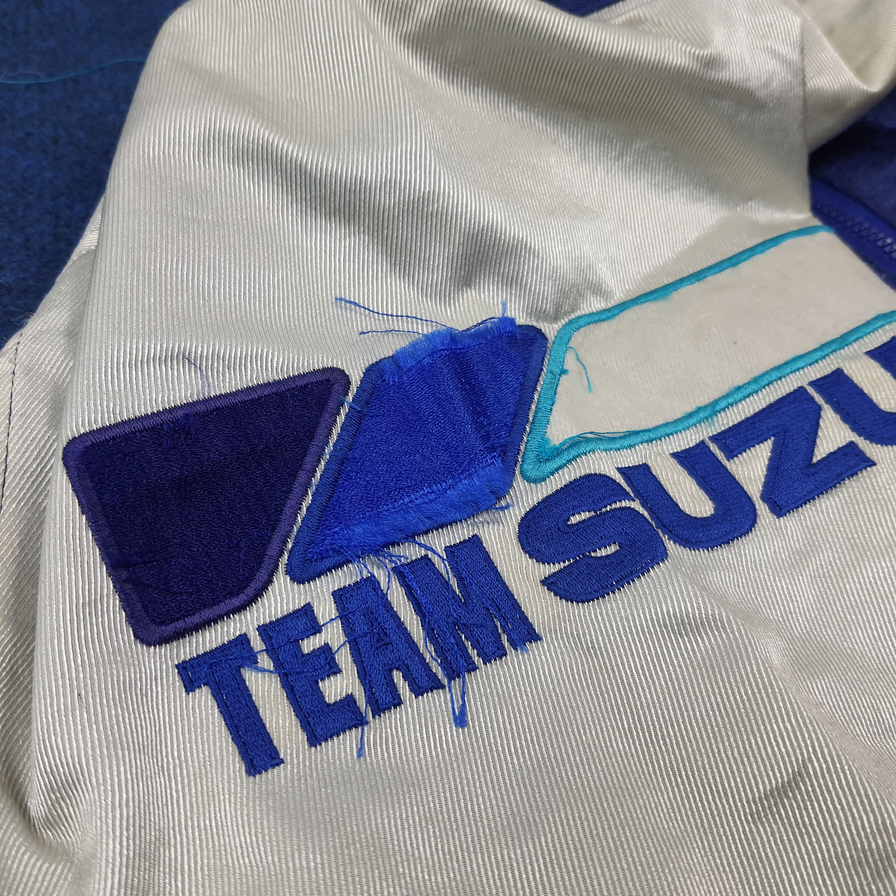 Japanese Brand Vintage 90s Team Suzuki Japan Reversibe Jacket C269N10 Size US L / EU 52-54 / 3 - 12 Thumbnail