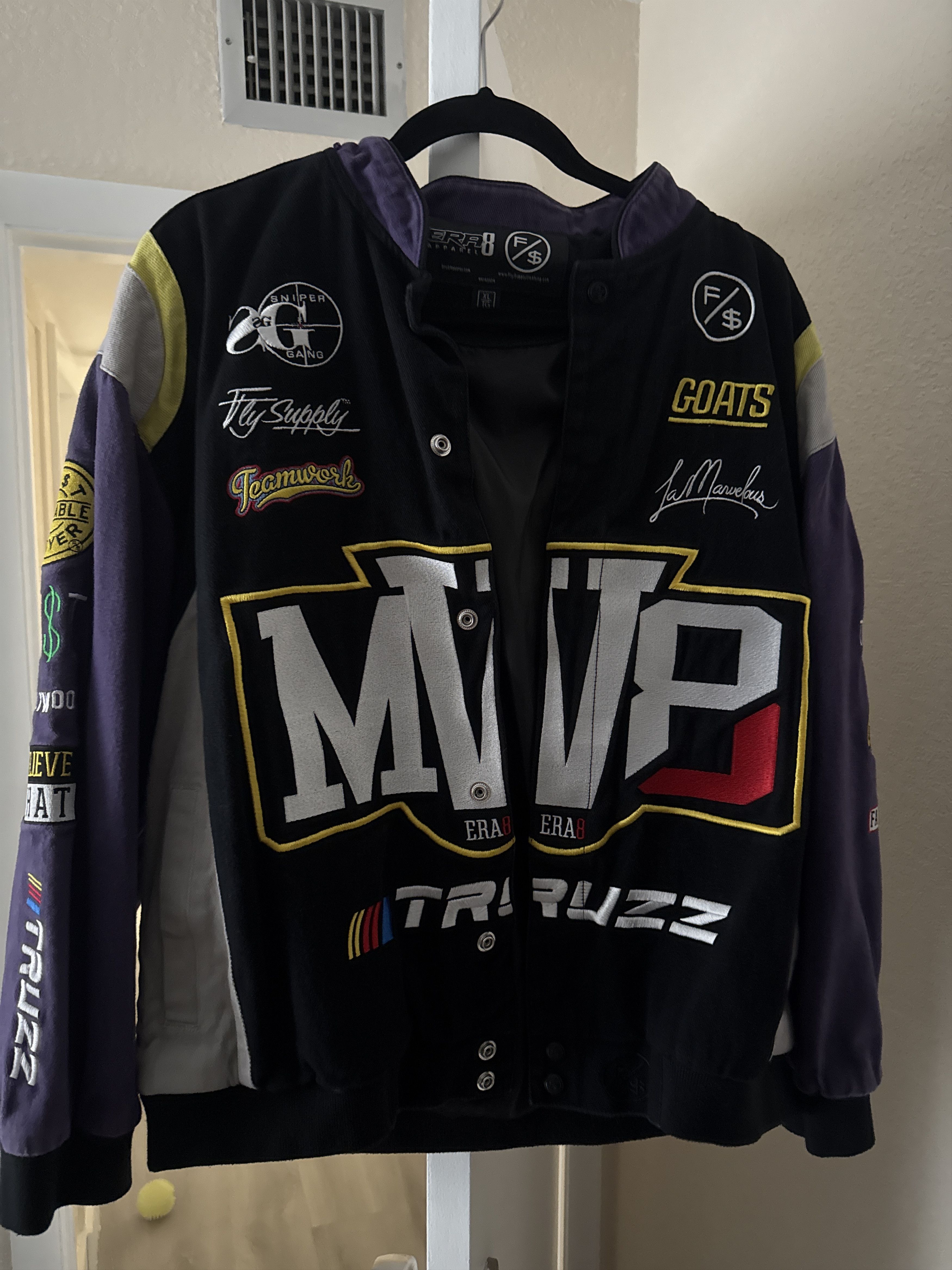 Other Era 8 Fly Supply Nascar Jacket Lamar Jackson Collab Size US XL / EU 56 / 4 - 1 Thumbnail