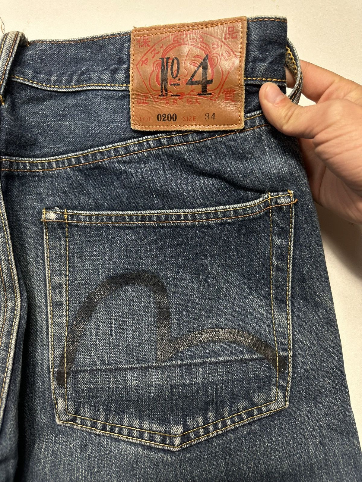 Evisu Vintage Evisu Seagull Selvedge Jeans Size US 34 / EU 50 - 2 Thumbnail