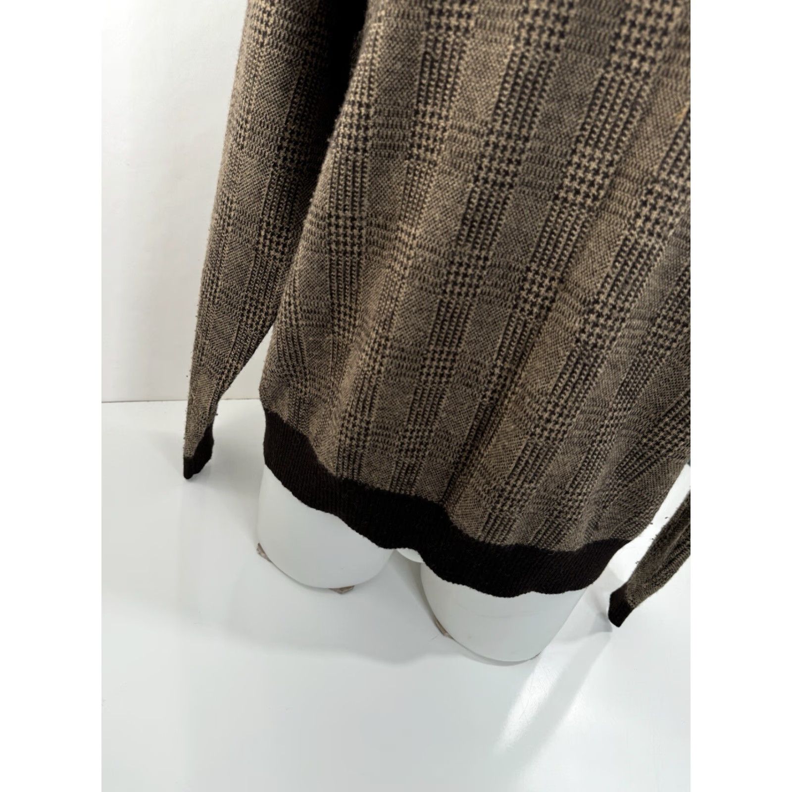 Ralph Lauren POLO RALPH LAUREN Sweater XL Alpaca Wool Mens Brown Pullover 2-Ply Knit Used Vintage AA Size US XL / EU 56 / 4 - 2 Thumbnail