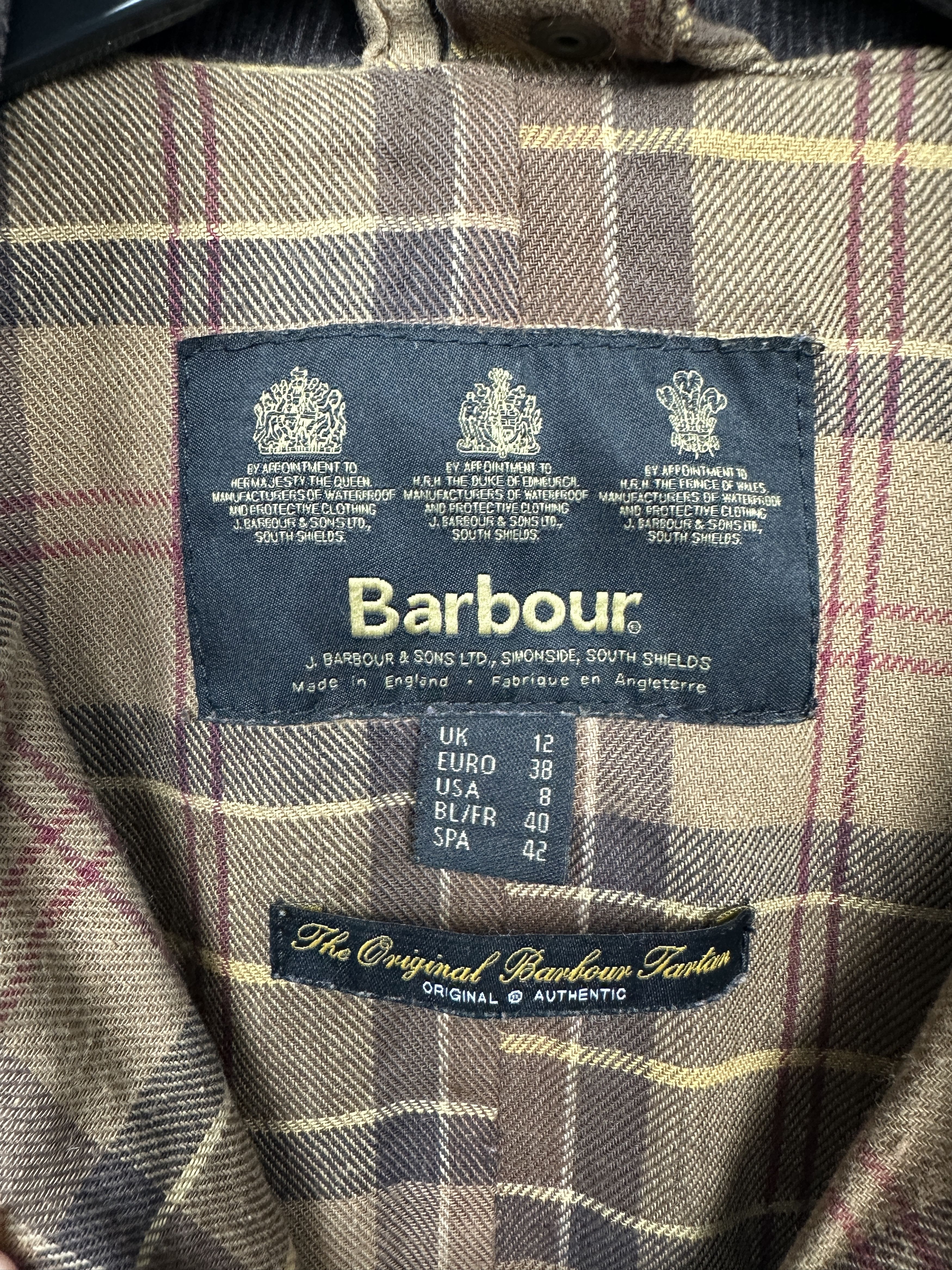 Barbour Barbour Vintage Womens Waxed Jacket Wax Size M / US 6-8 / IT 42-44 - 3 Thumbnail