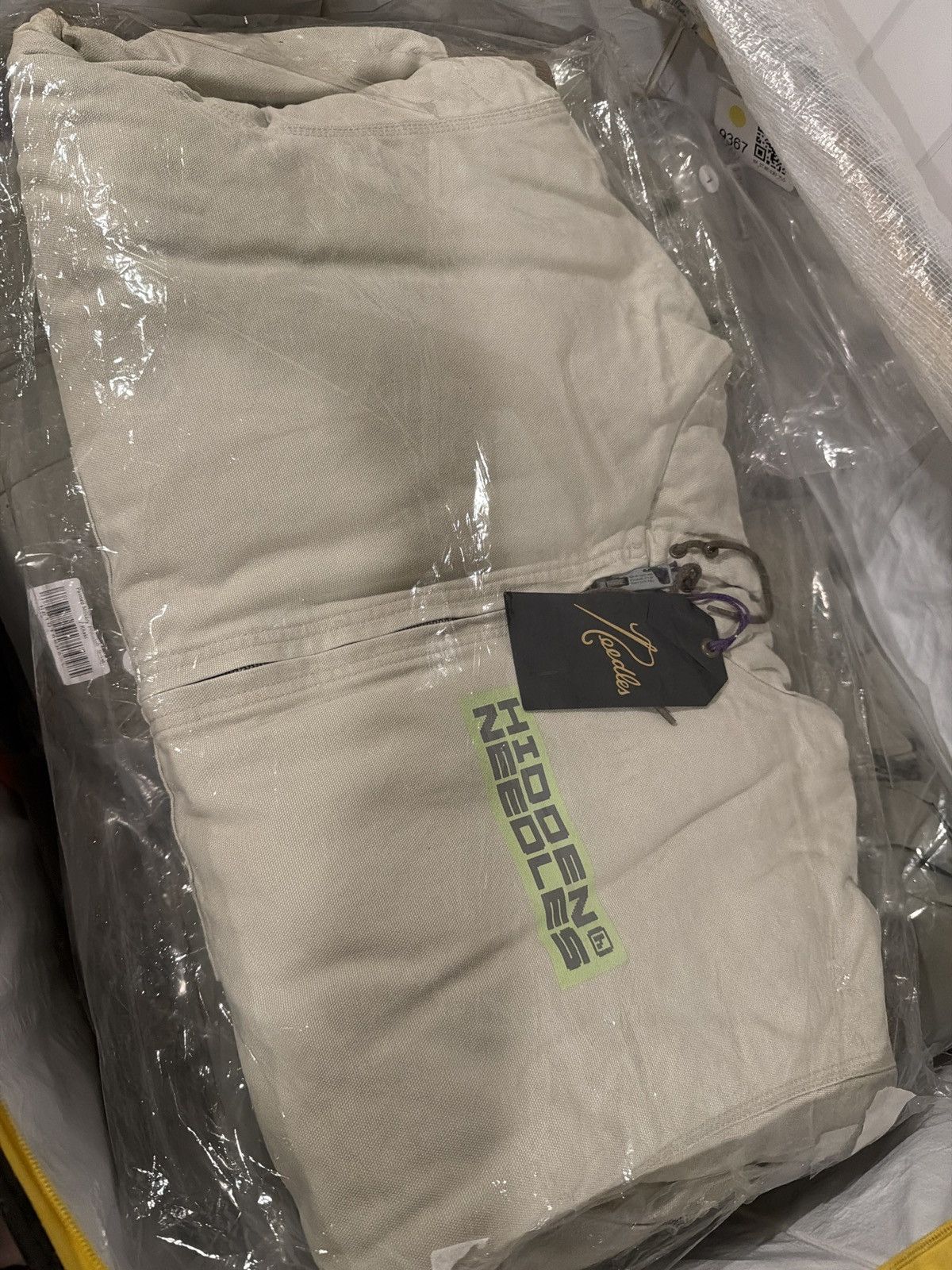 HIDDEN × Needles Hidden NY x Needles Pixel Butterfly Zipped Work Jacket Size US XL / EU 56 / 4 - 6 Thumbnail