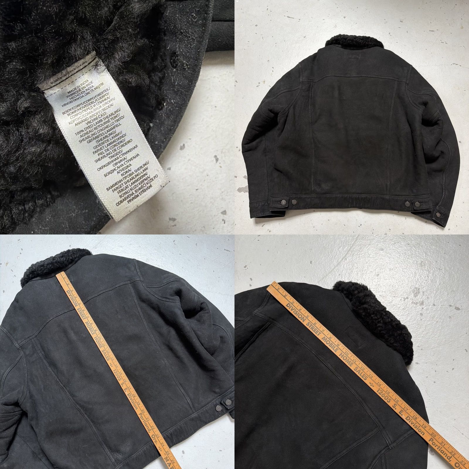 Ralph Lauren Polo Ralph Lauren Jacket XL Leather Trucker Bomber distressed Biker Workwear Vintage Mens Black Size US XL / EU 56 / 4 - 8 Thumbnail