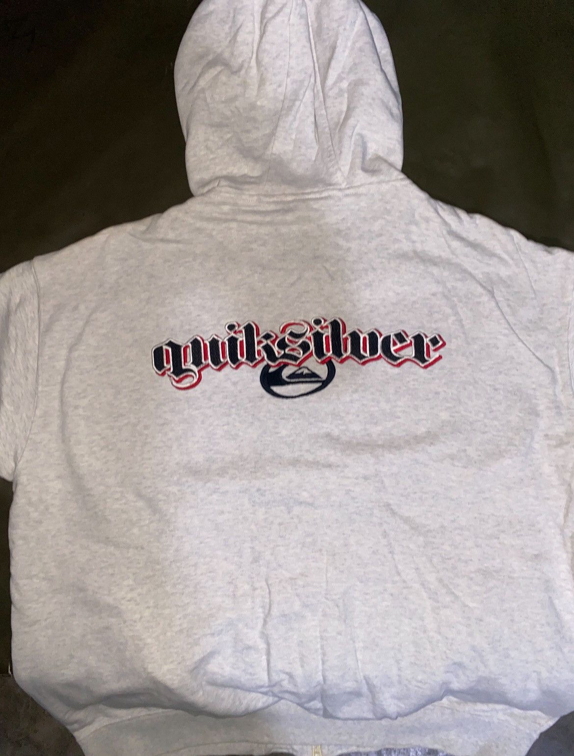Quicksilver Vintage Quiksilver Zip Hoodie Logo Size US L / EU 52-54 / 3 - 1 Thumbnail