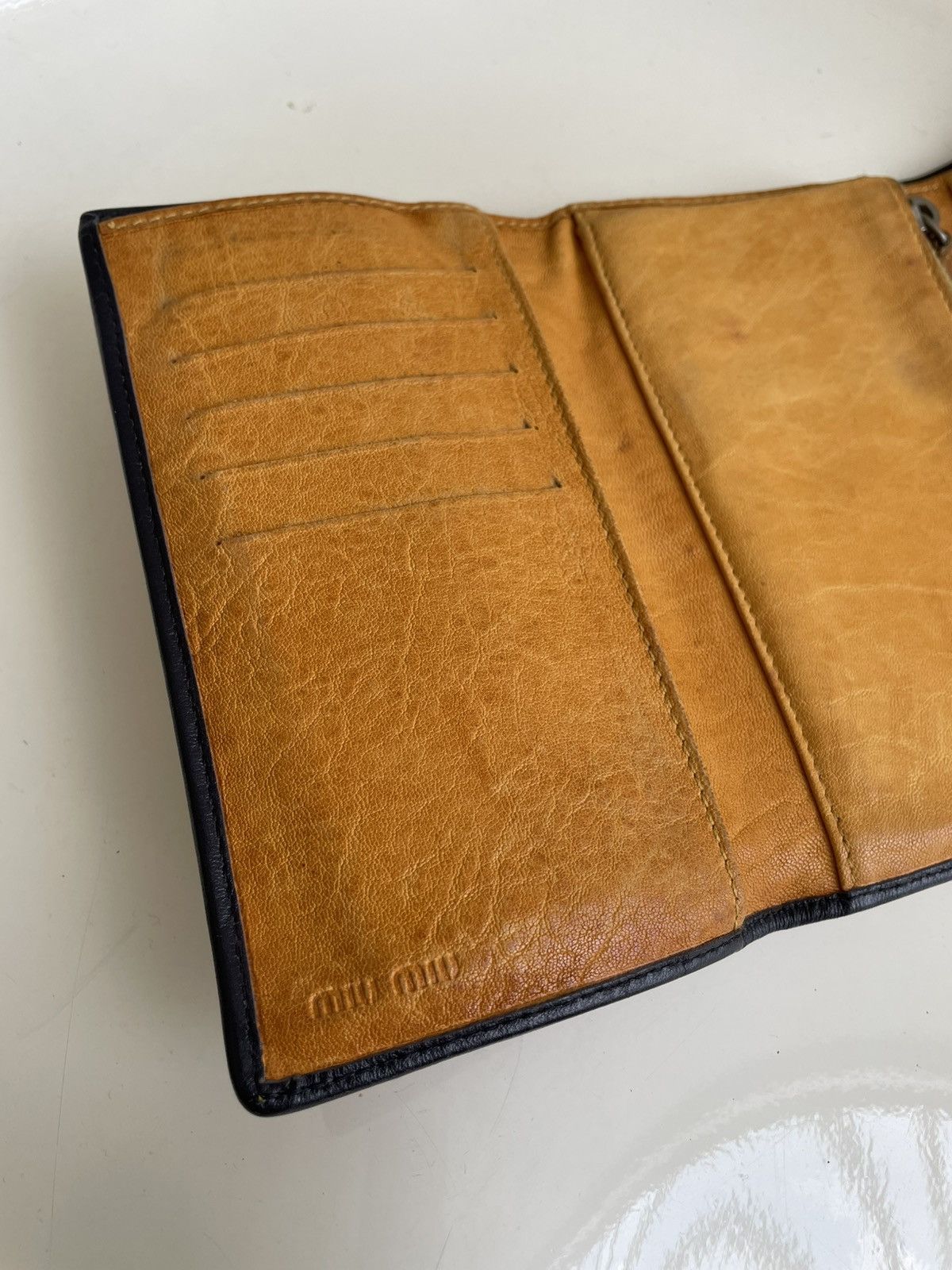 Miu Miu Vintage Miu Miu "Leather Wallet Belt" Design Size ONE SIZE - 5 Thumbnail