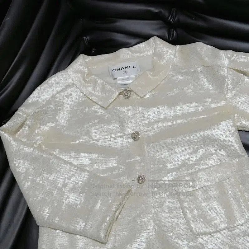 Chanel Chanel M Size Spring Jacket in Off-White . Size M / US 6-8 / IT 42-44 - 7 Thumbnail