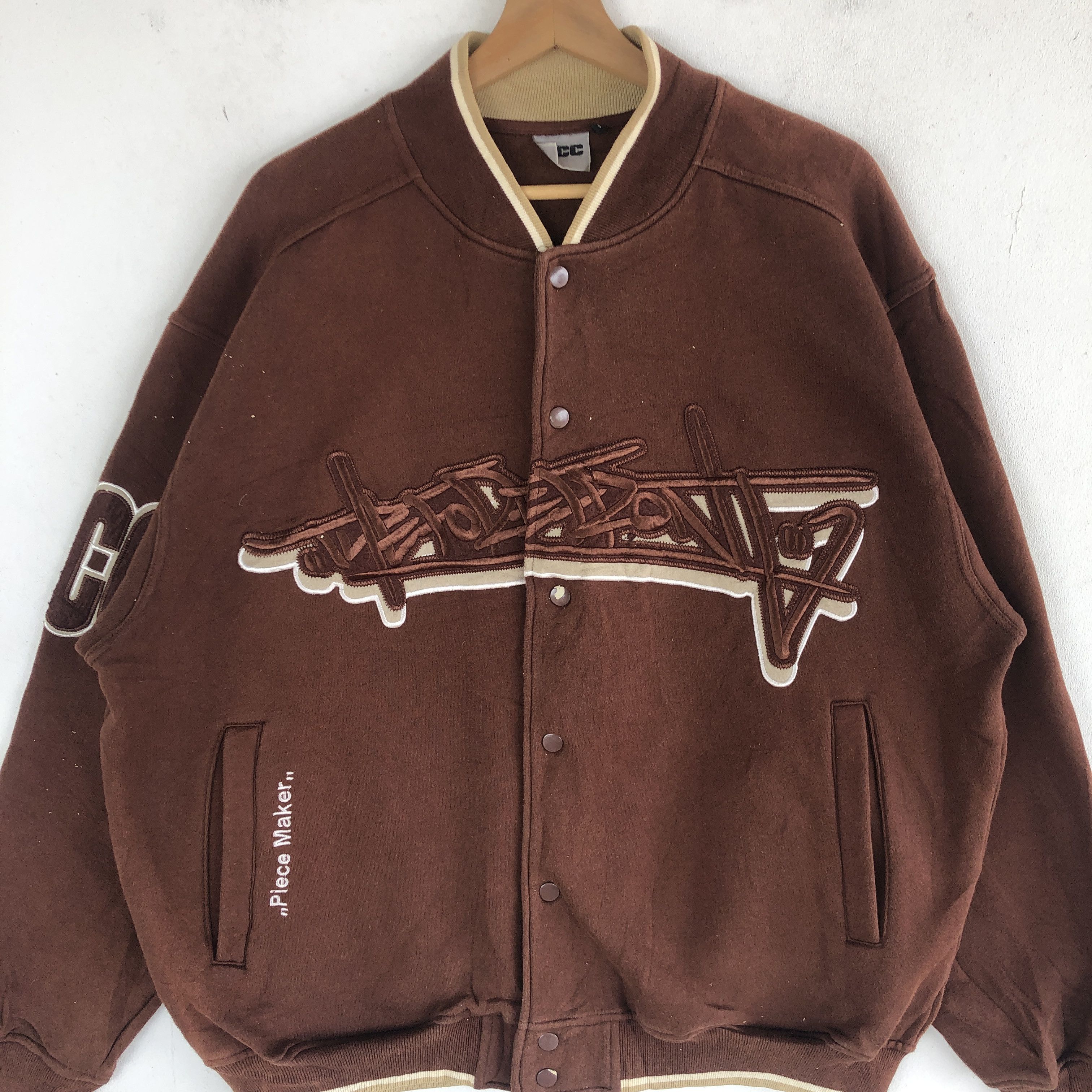 Japanese Brand × Vintage Vintage Japanese ACC Varsity Sweater Letterman Sweatshirt Size US XL / EU 56 / 4 - 4 Thumbnail
