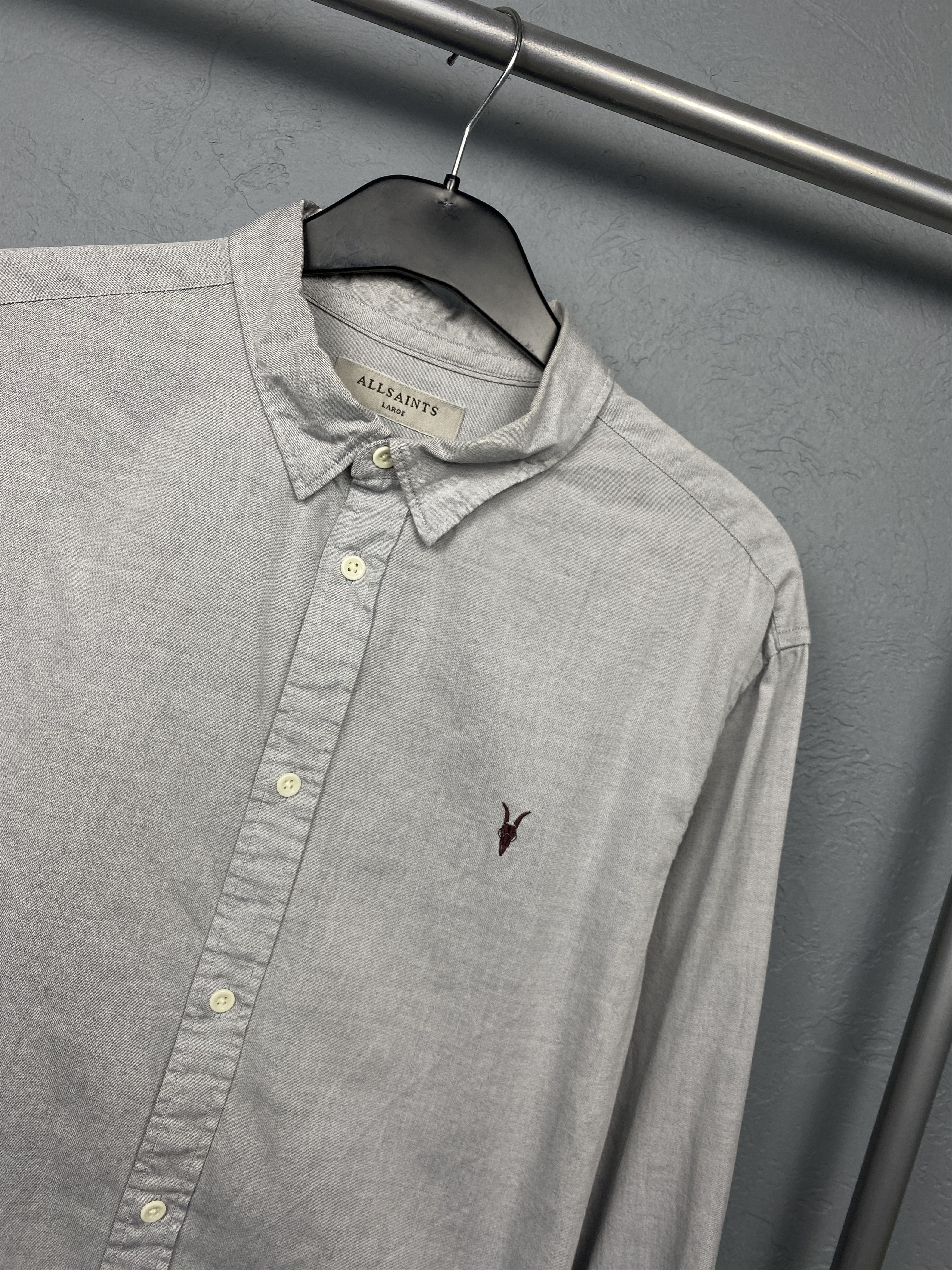 Allsaints Allsaints Vintage Mens Redondo Long Sleeve Shirt Size US L / EU 52-54 / 3 - 2 Thumbnail