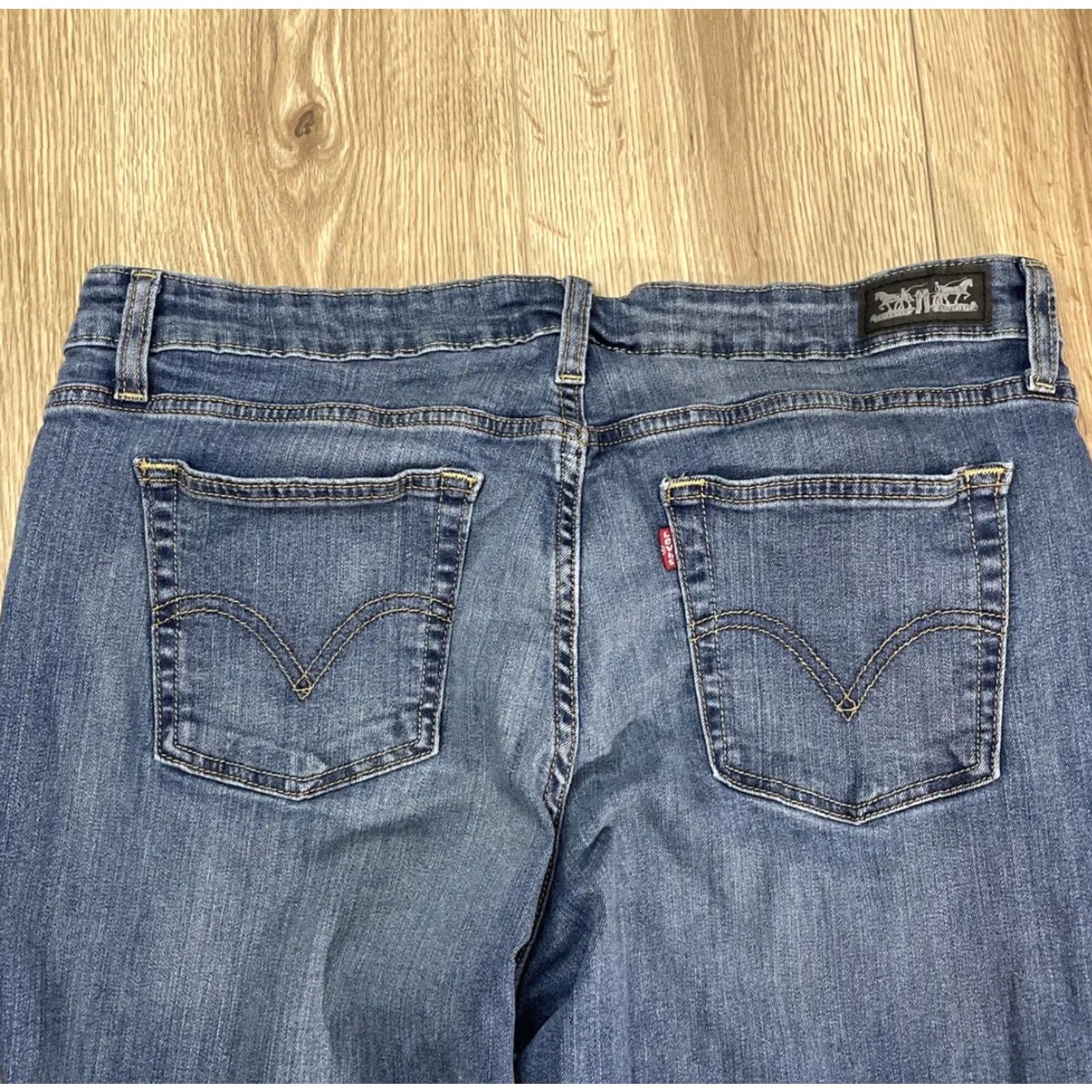 Levi's Levi’s Women’s 593 Straight Leg Jeans Size 16 Blue Size 38" / US 16 / IT 52 - 8 Thumbnail