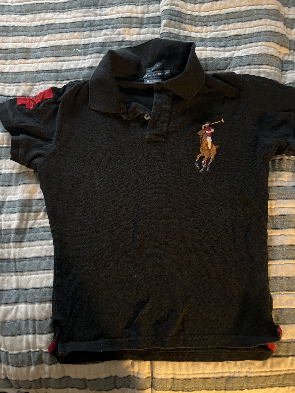 Polo Ralph Lauren Vintage Black Polo Size XS / US 0-2 / IT 36-38 - 1 Thumbnail