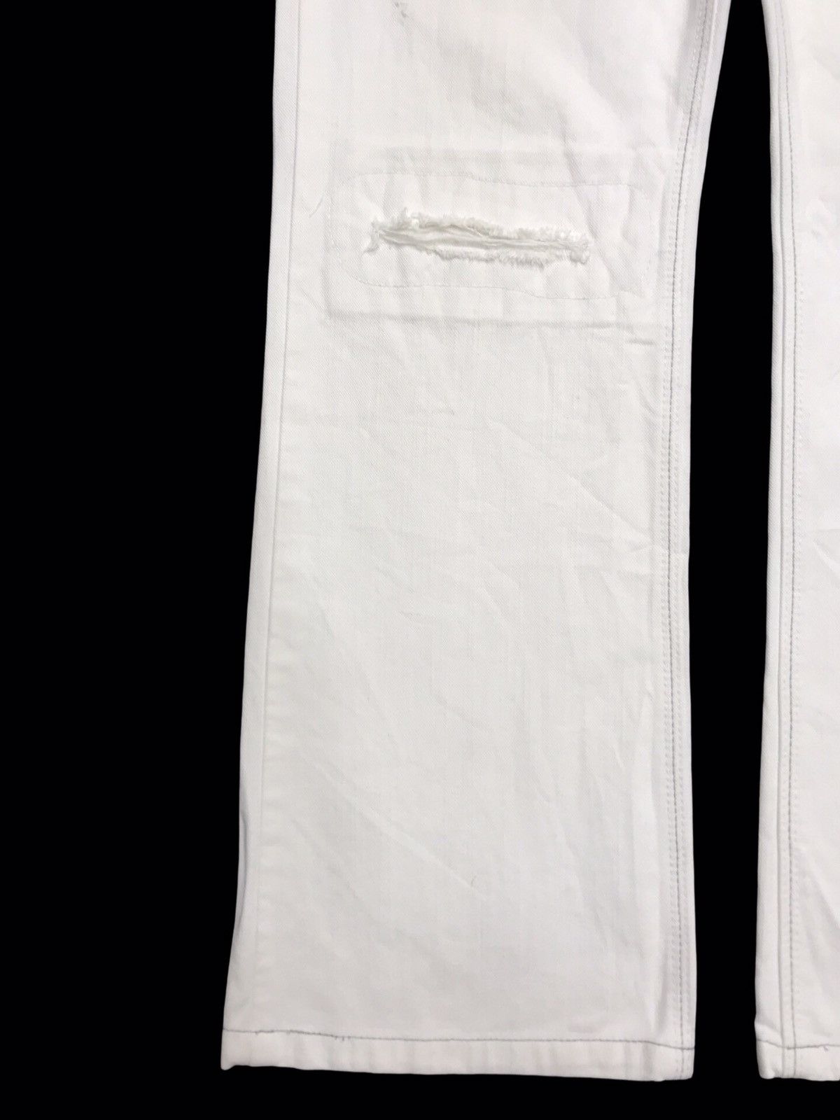 Edwin 💥ARCHIVAL WIDE FLARE💥VERY RARE EDWIN DISTRESSED DENIM F250 Size US 32 / EU 48 - 8 Thumbnail