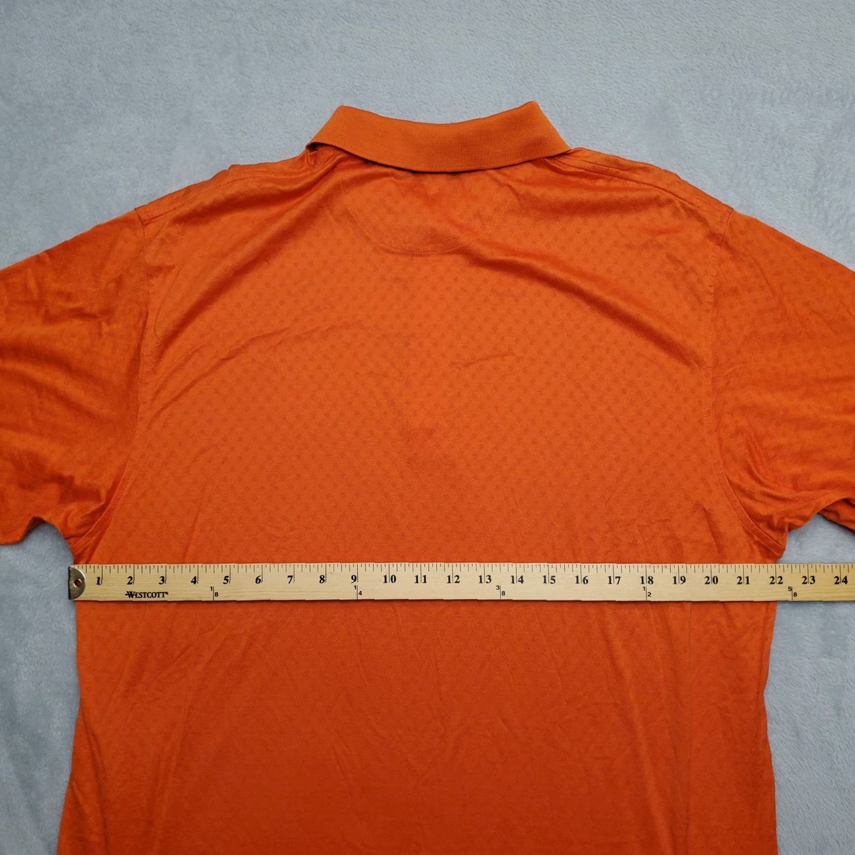Vintage VINTAGE Polo Shirt Mens L Orange 100% Mercerized PIMA Cotton Dad Golf Casual House of Carrington Polo Mens L Orange Embroidered Buttoned Collar Size US L / EU 52-54 / 3 - 8 Thumbnail