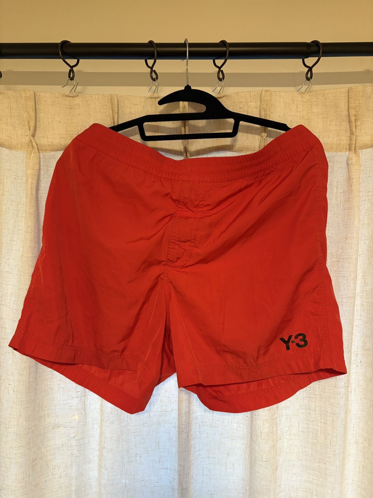 Y-3 Y-3 Red Swim Trunks (with Netting) Size US 33 - 1 Thumbnail
