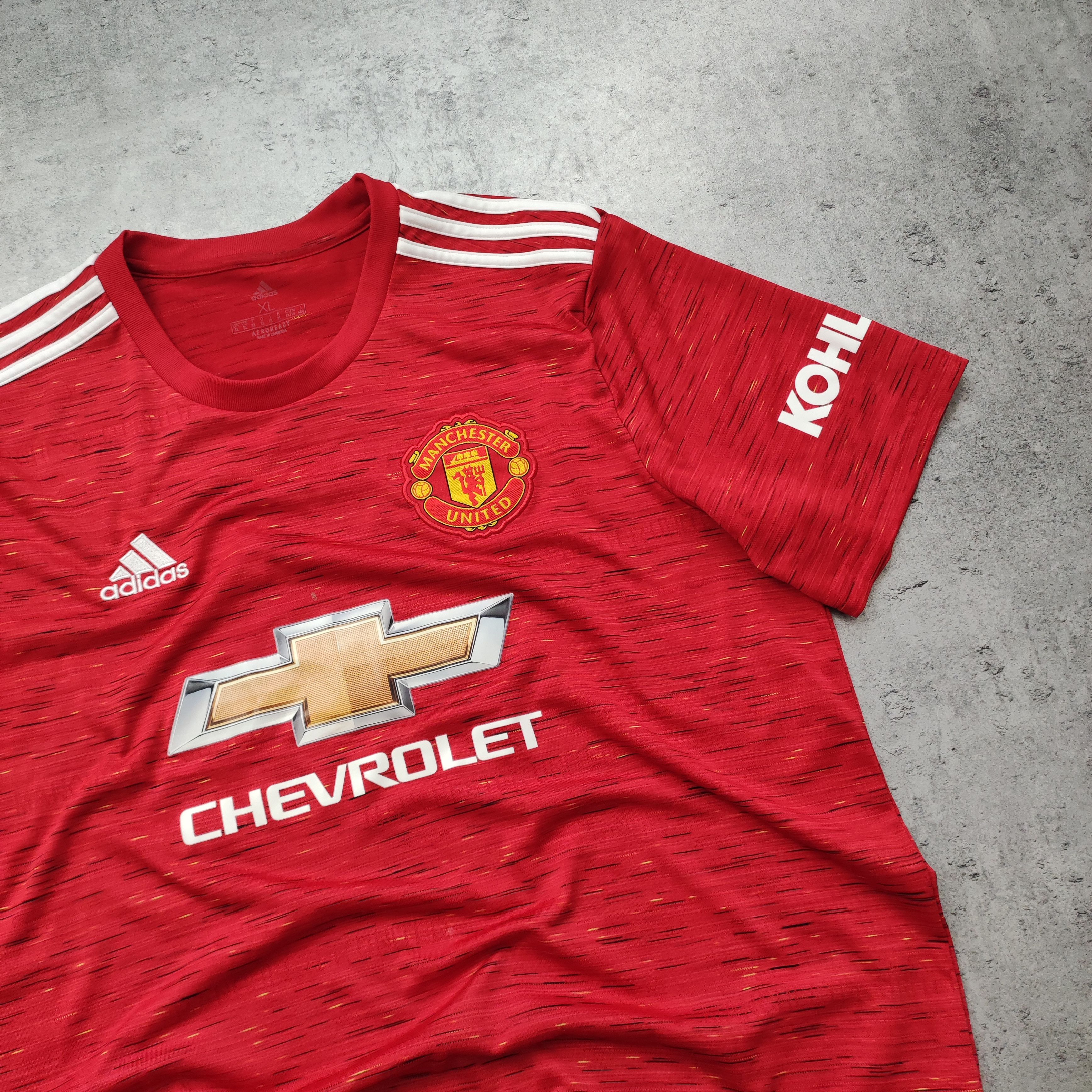 Adidas RARE Manchester United x Adidas Home Football 2020 Jersey Size US XL / EU 56 / 4 - 3 Thumbnail