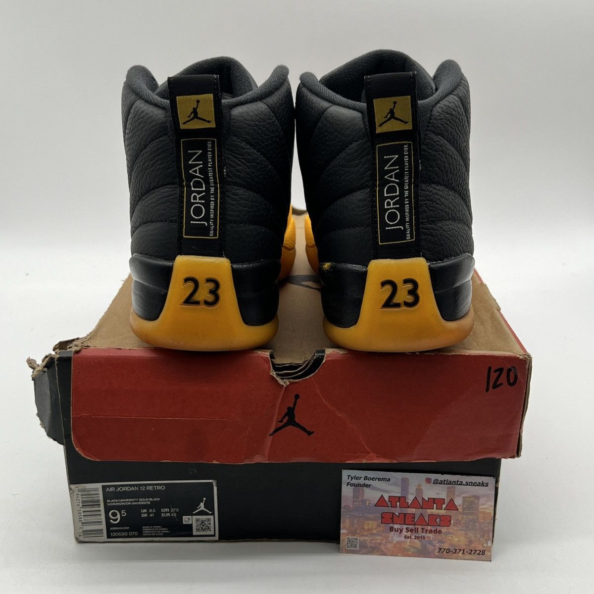Jordan Brand Air Jordan 12 University Gold Size US 9.5 / EU 42-43 - 3 Thumbnail