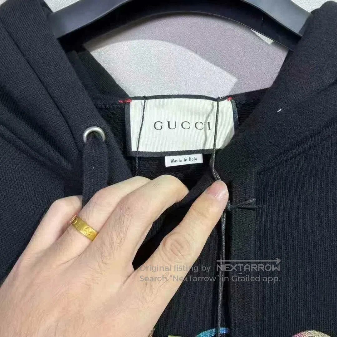 Gucci gucci multicolored hoodie sweatshirt for women. Size XS / US 0-2 / IT 36-38 - 4 Thumbnail
