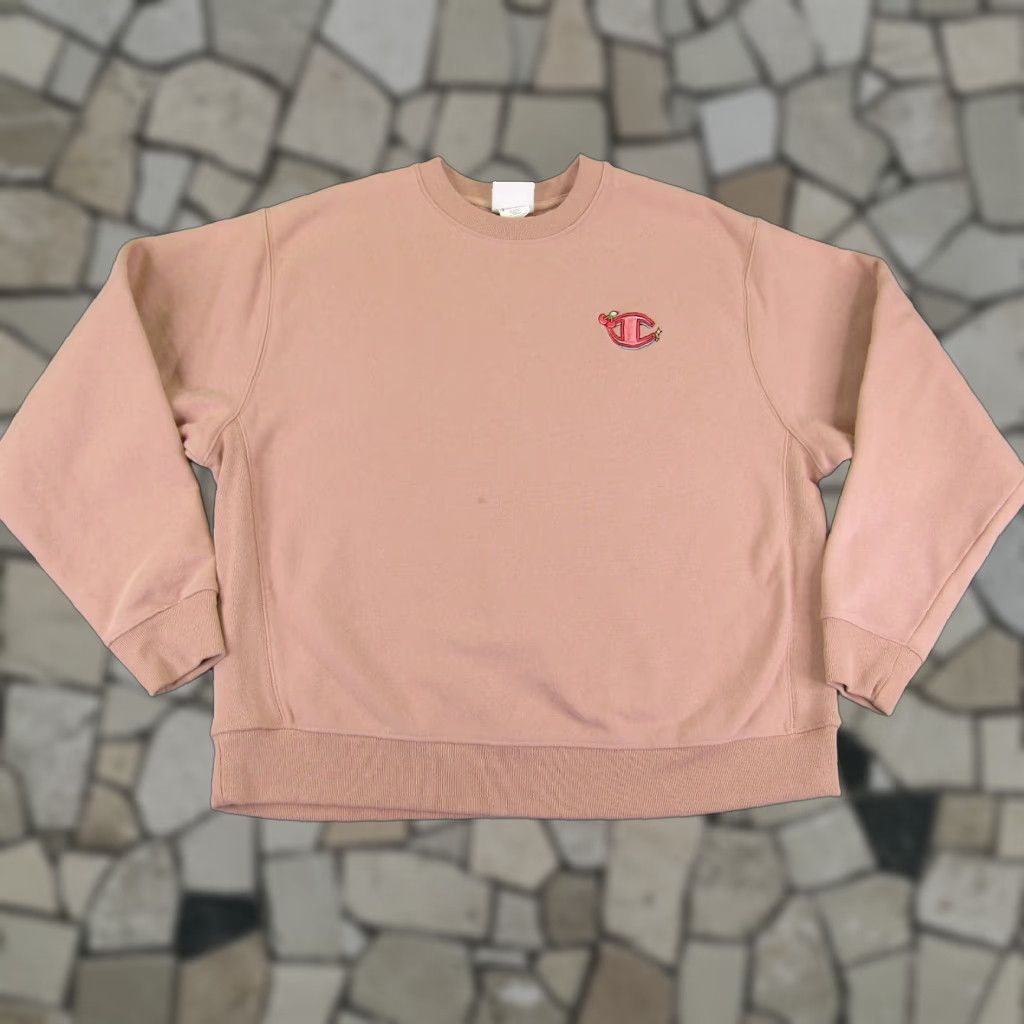 Champion Champion Sweatshirt Womens 1X Pink Reverse Weave Crewneck Be Your Own Babe Size XL / US 12-14 / IT 48-50 - 1 Thumbnail