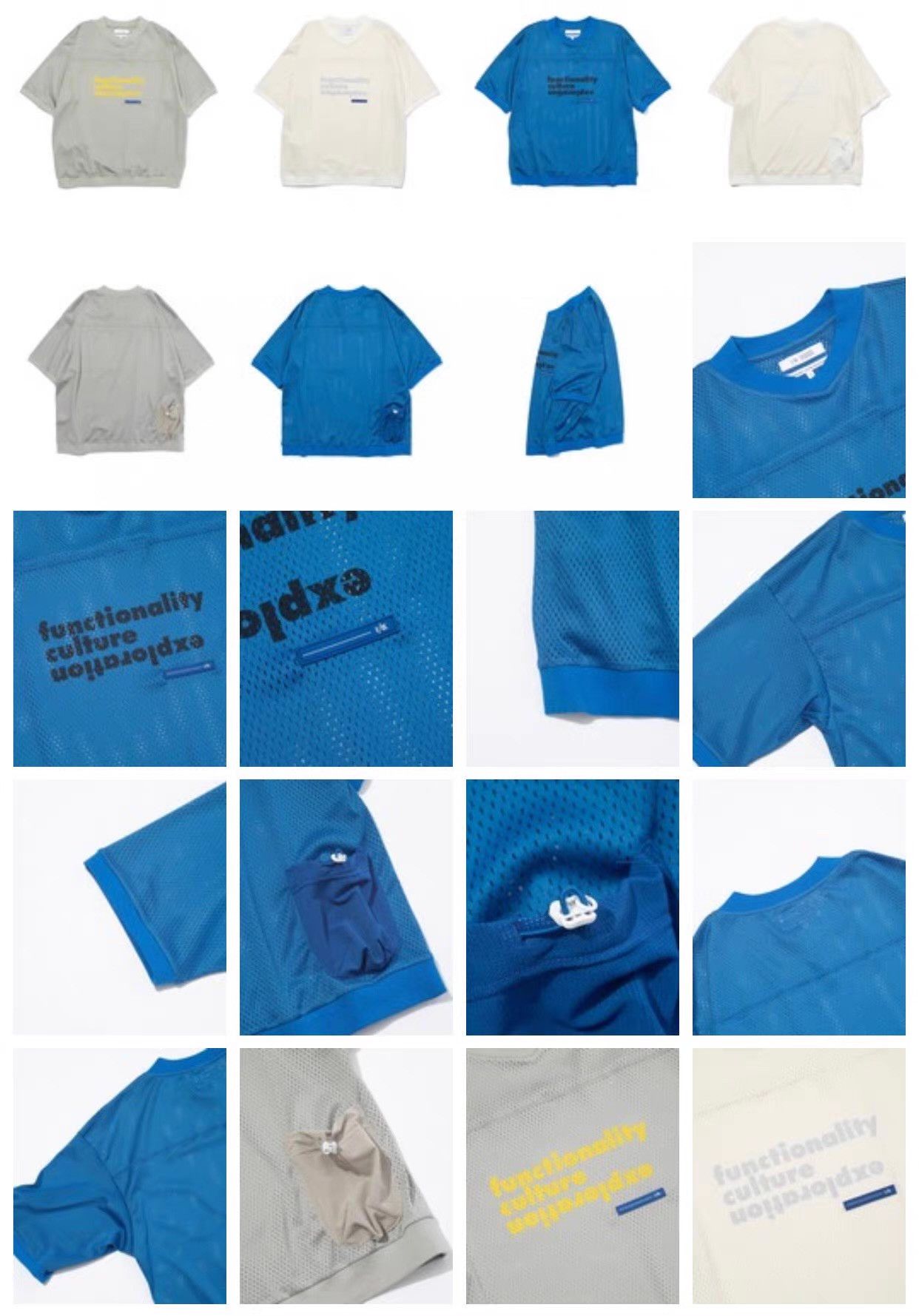 F/CE F/CE. MESH FCE PRINT TEE Unisex Mesh Printed T-Shirt Ｑ22 Size US M / EU 48-50 / 2 - 4 Thumbnail