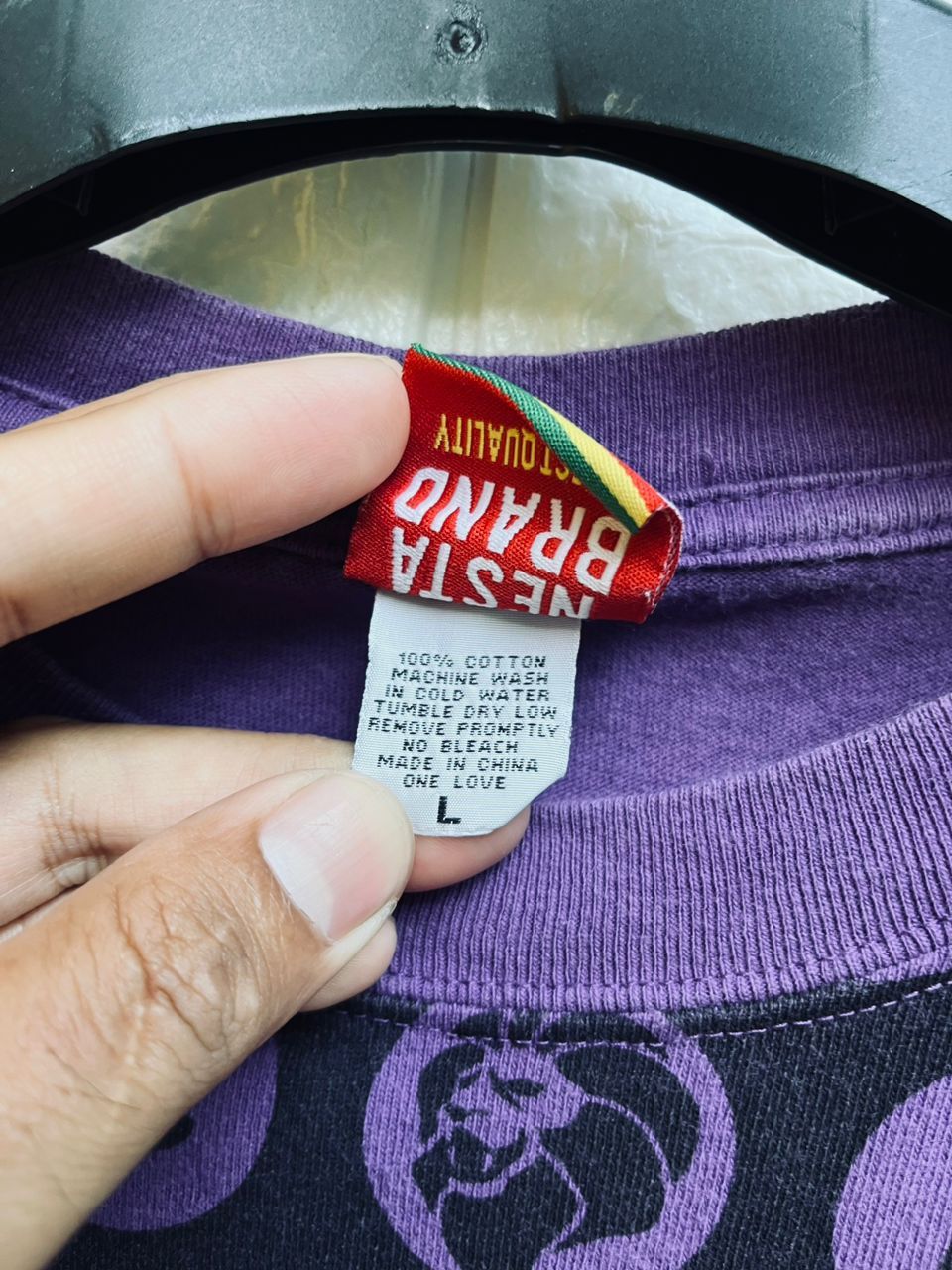 Japanese Brand × Vintage Vintage Nesta Bob Marley Reggea Music Fashion Style Size US L / EU 52-54 / 3 - 11 Thumbnail