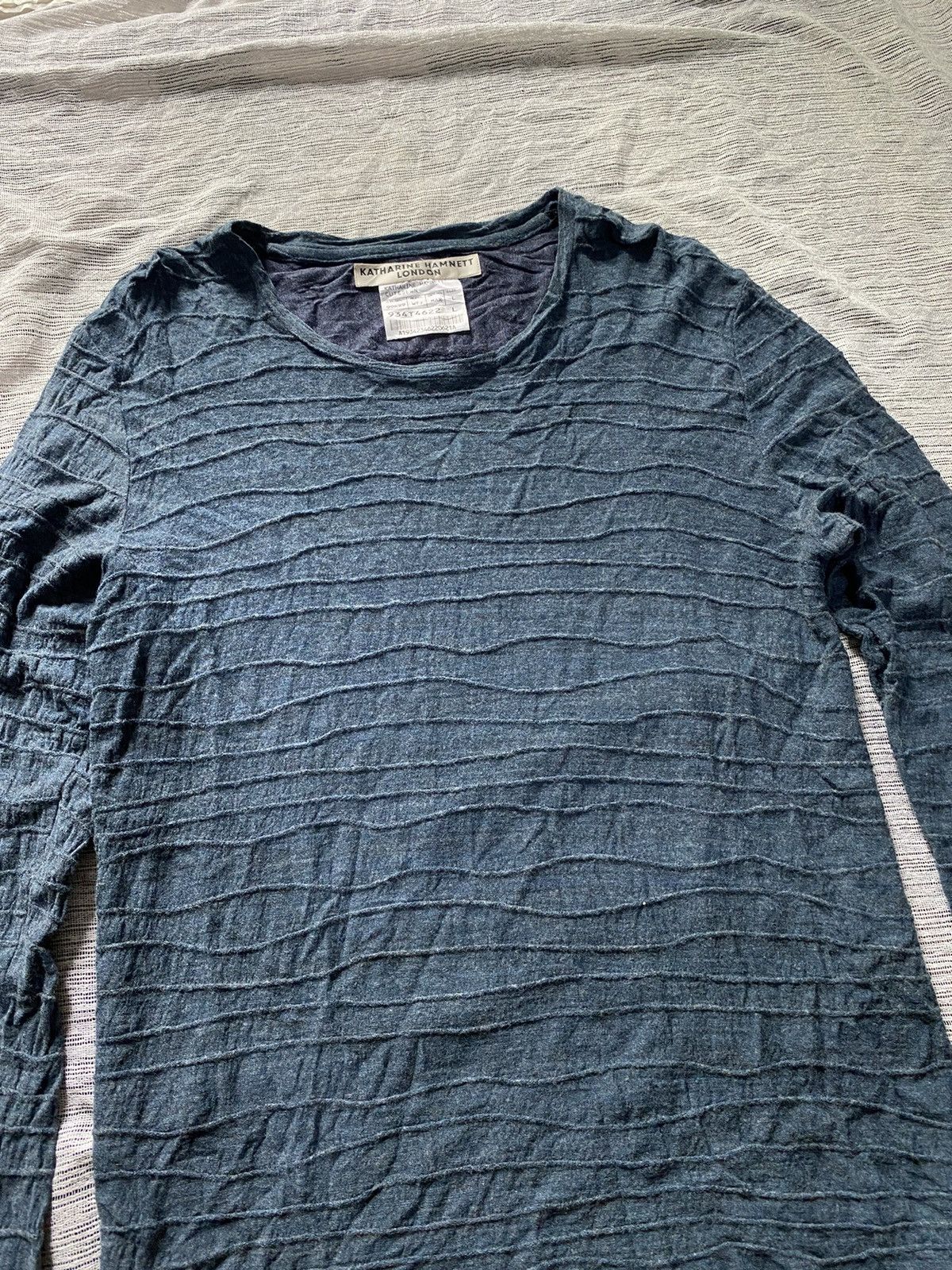 Katharine Hamnett London Vintage Katharine Hamnett london cable longsleeve tshirt Size US L / EU 52-54 / 3 - 2 Thumbnail