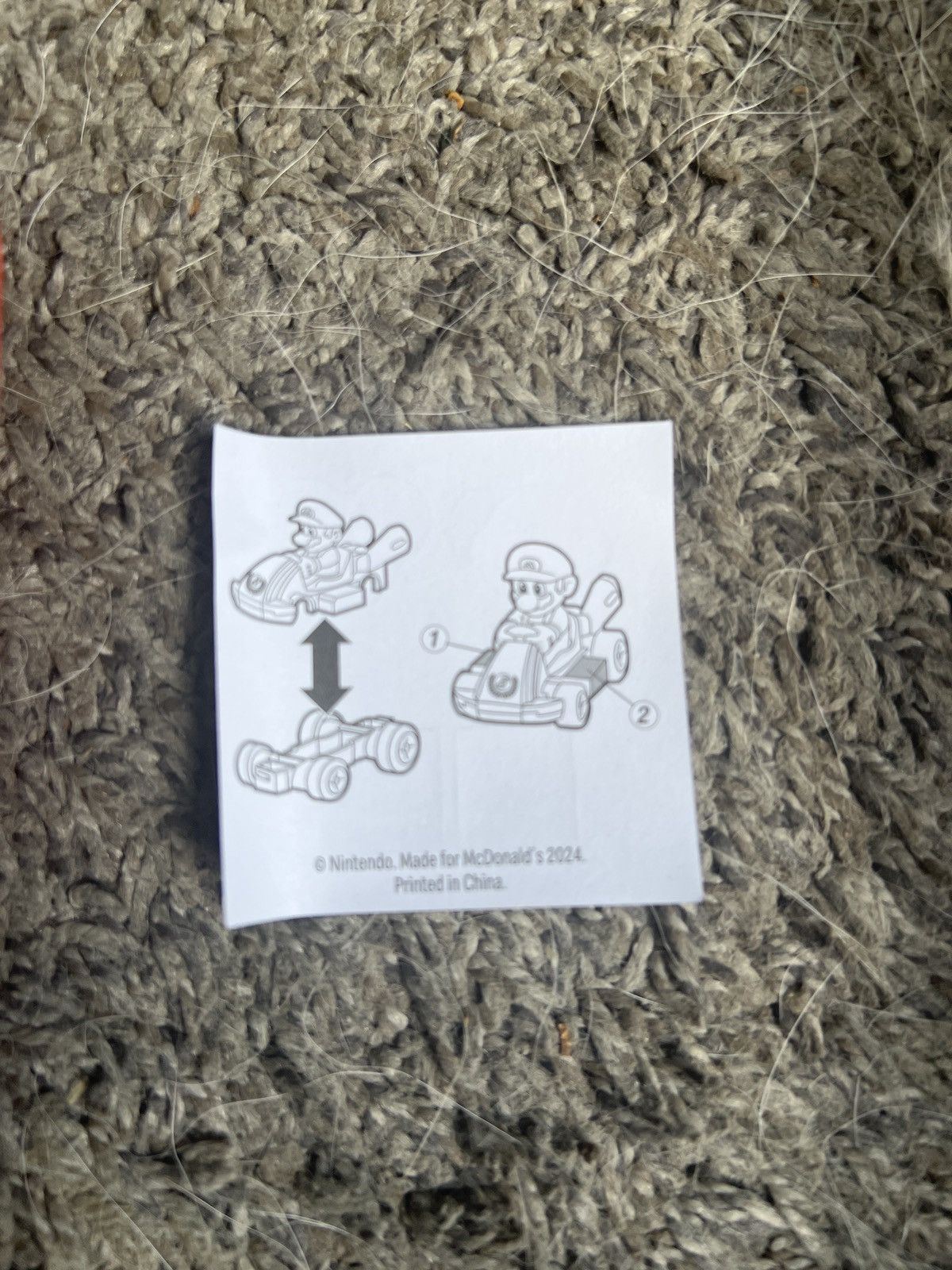Nintendo 2024 McDonald’s Nintendo Mario Kart 8 Deluxe Gold Mario Kart Size ONE SIZE - 7 Thumbnail