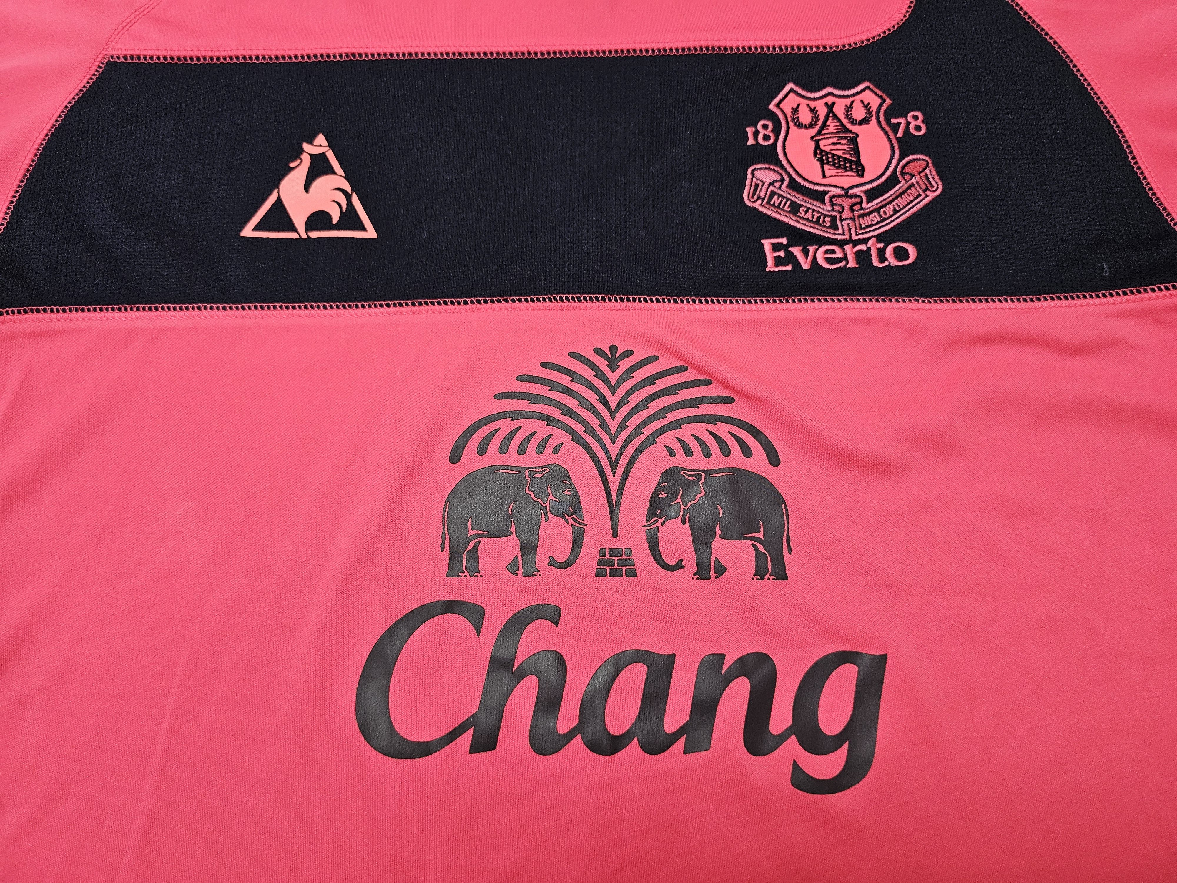 Le Coq Sportif × Vintage EVERTON 2010 2011 AWAY FOOTBALL SHIRT SOCCER JERSEY Size US XL / EU 56 / 4 - 3 Thumbnail