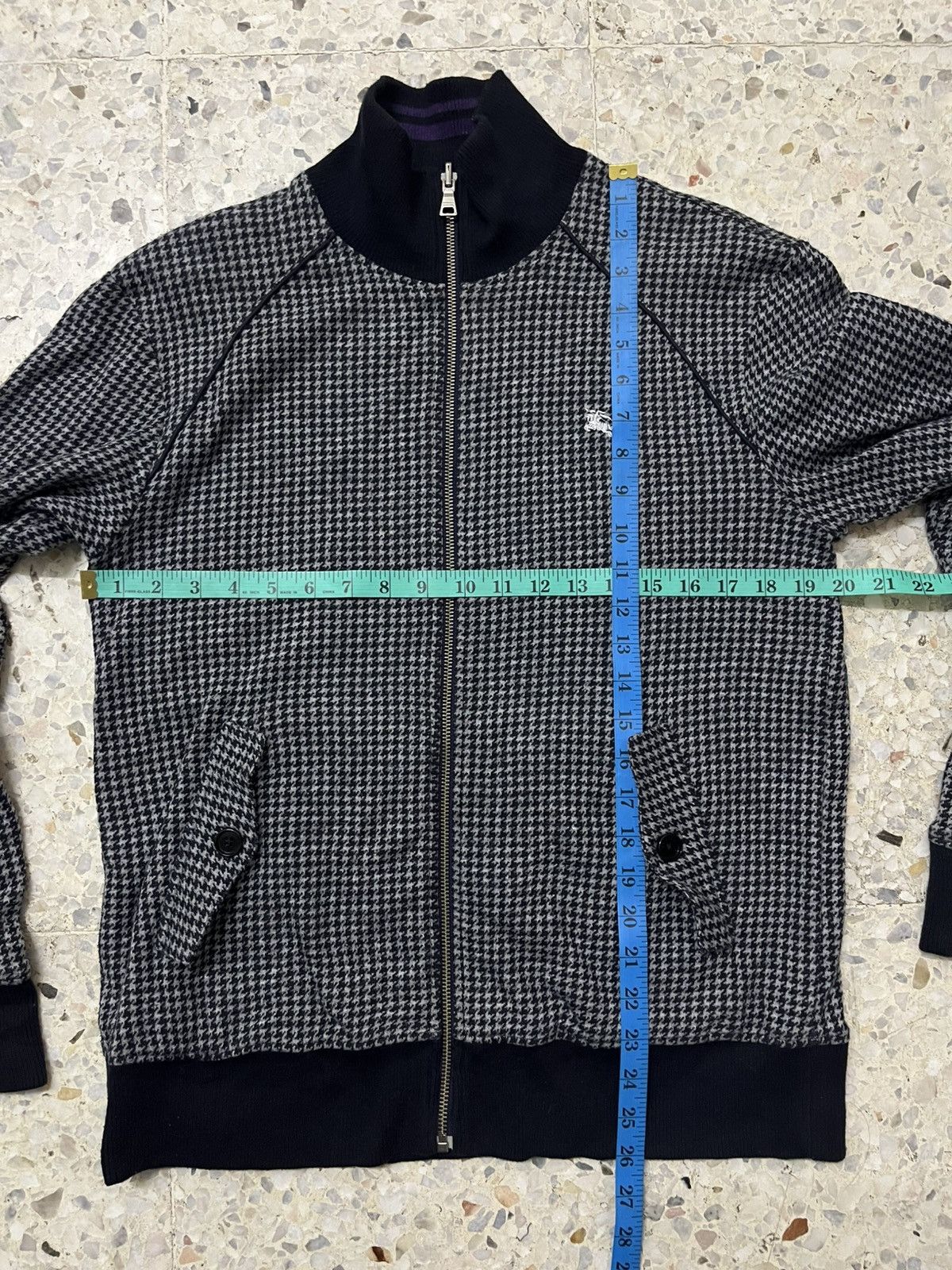 Burberry BURBERRY BLACK LABEL REVERSIBLE HOUNDSTOOTH TRACK JACKET Size US M / EU 48-50 / 2 - 12 Thumbnail
