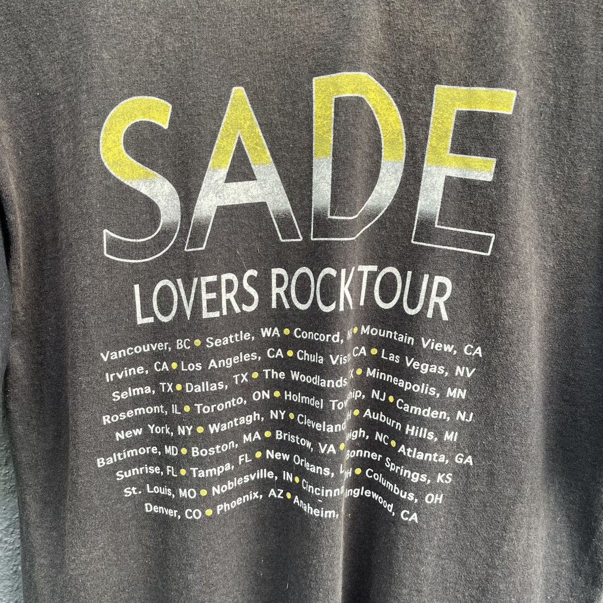 Band Tees Thrashed Faded Sade Lovers Rock Tour Tee Size US M / EU 48-50 / 2 - 4 Thumbnail